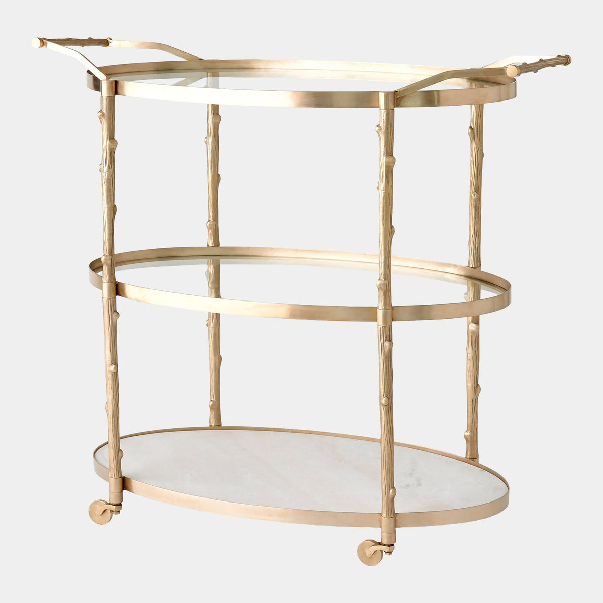 Arbor Bar Cart-Brass