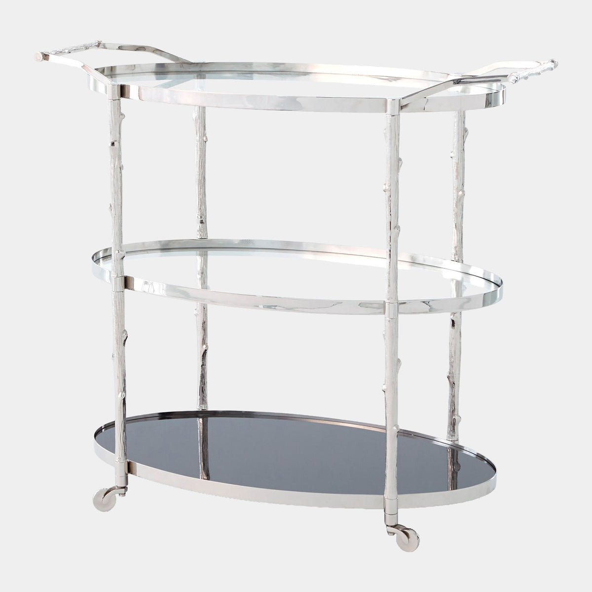 Arbor Bar Cart-Nickel