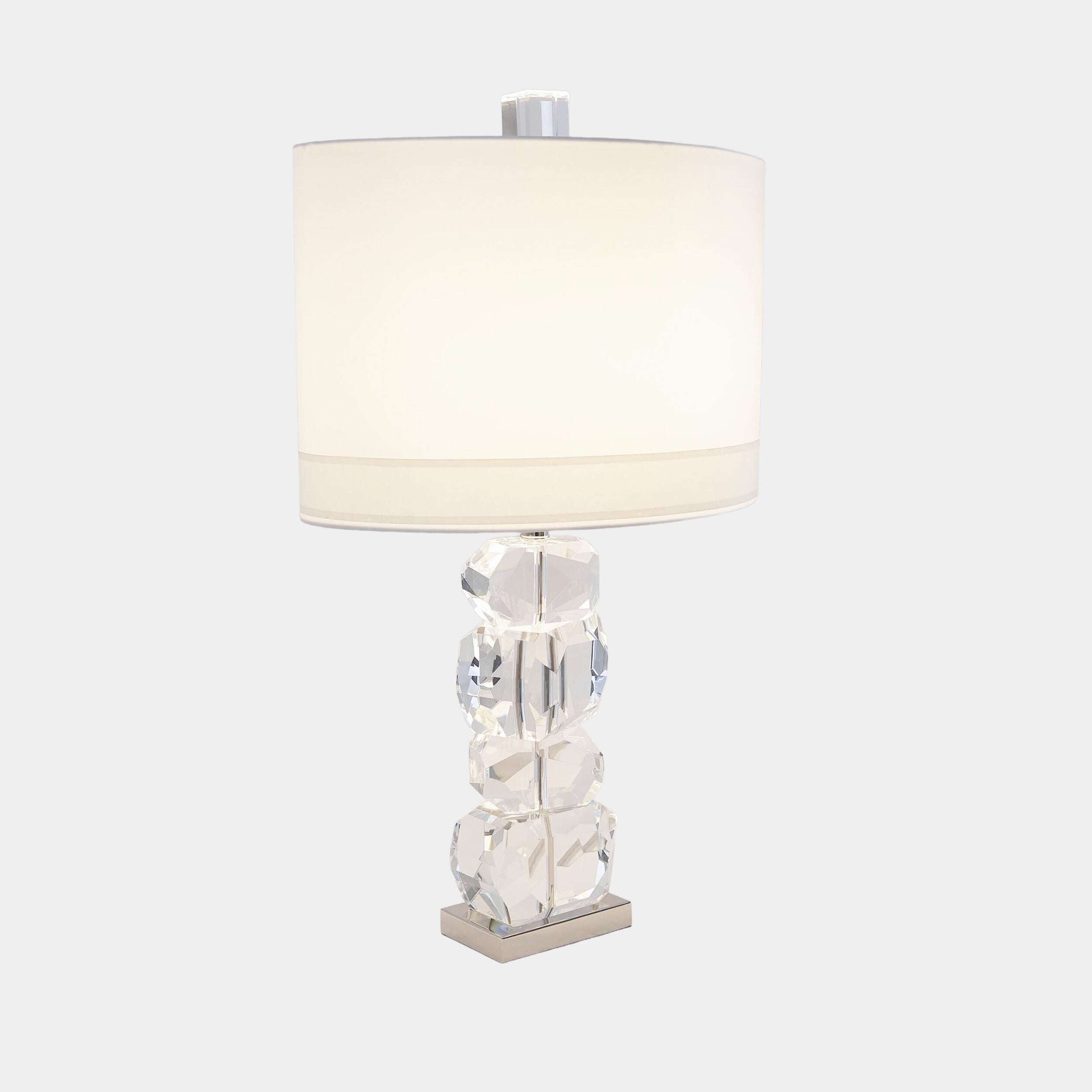 Eleanor Stacked Gemstone Lamp-Short