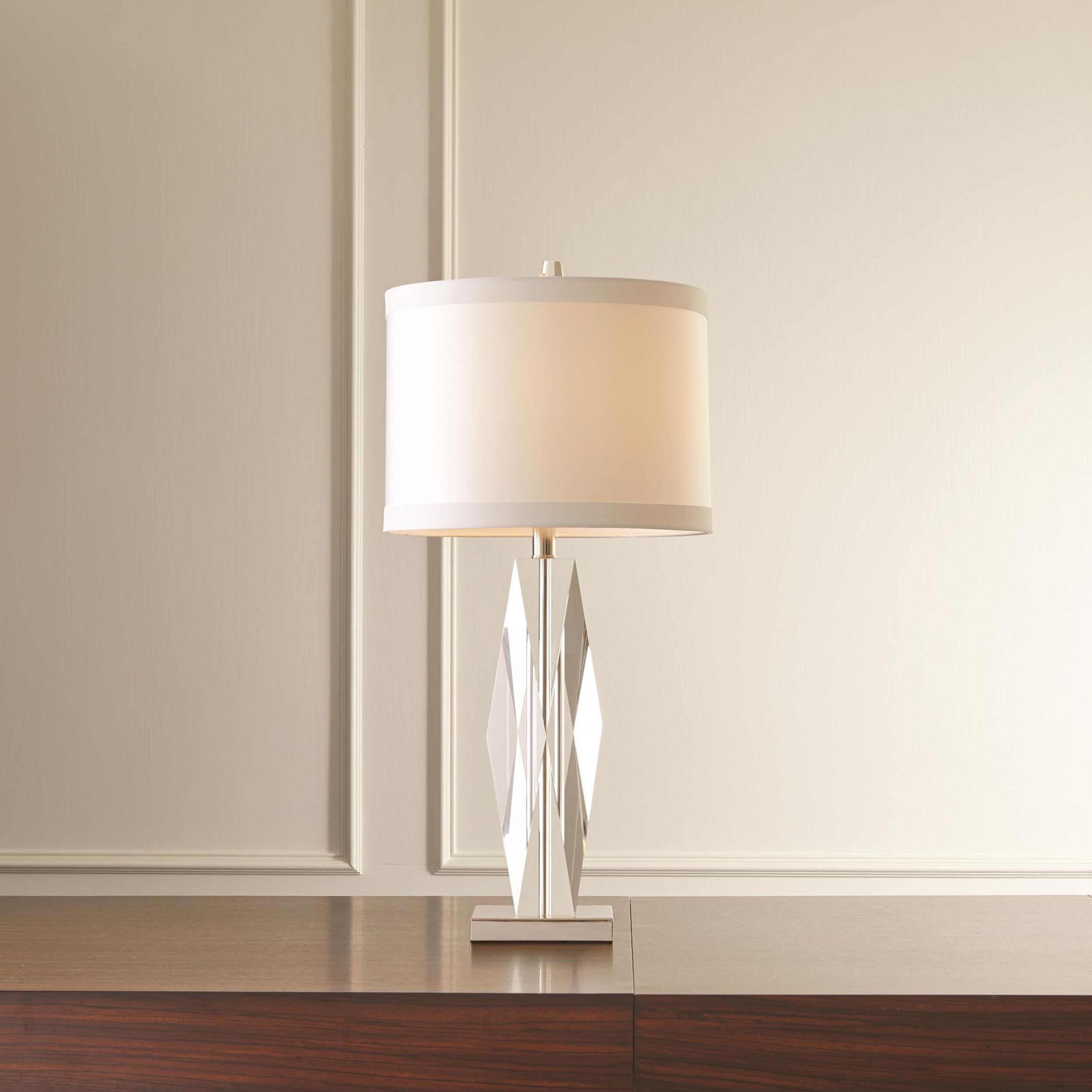 Edith Faceted Crystal Lamp