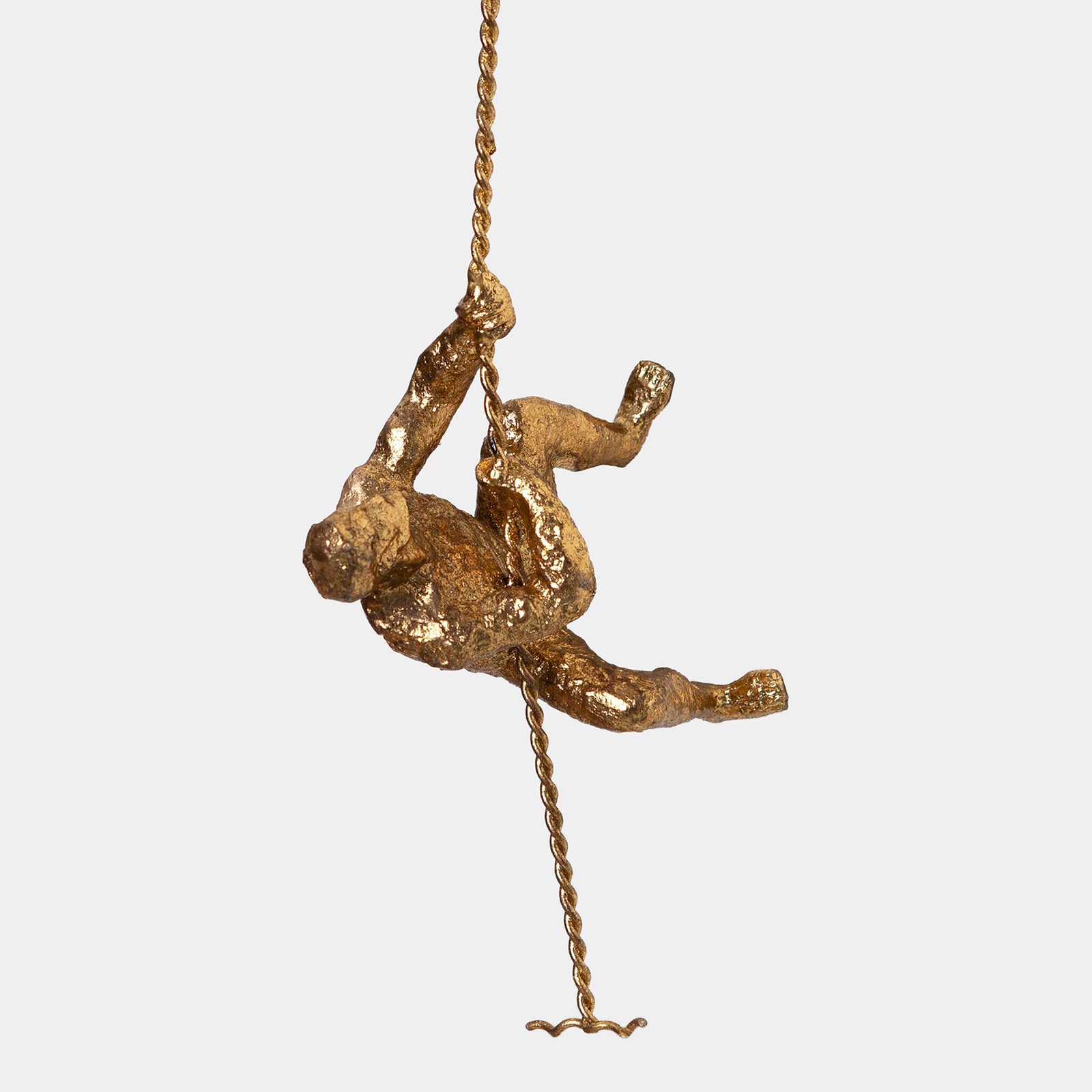 Climbing Man-Wall Mounted-Thai Gold Leaf