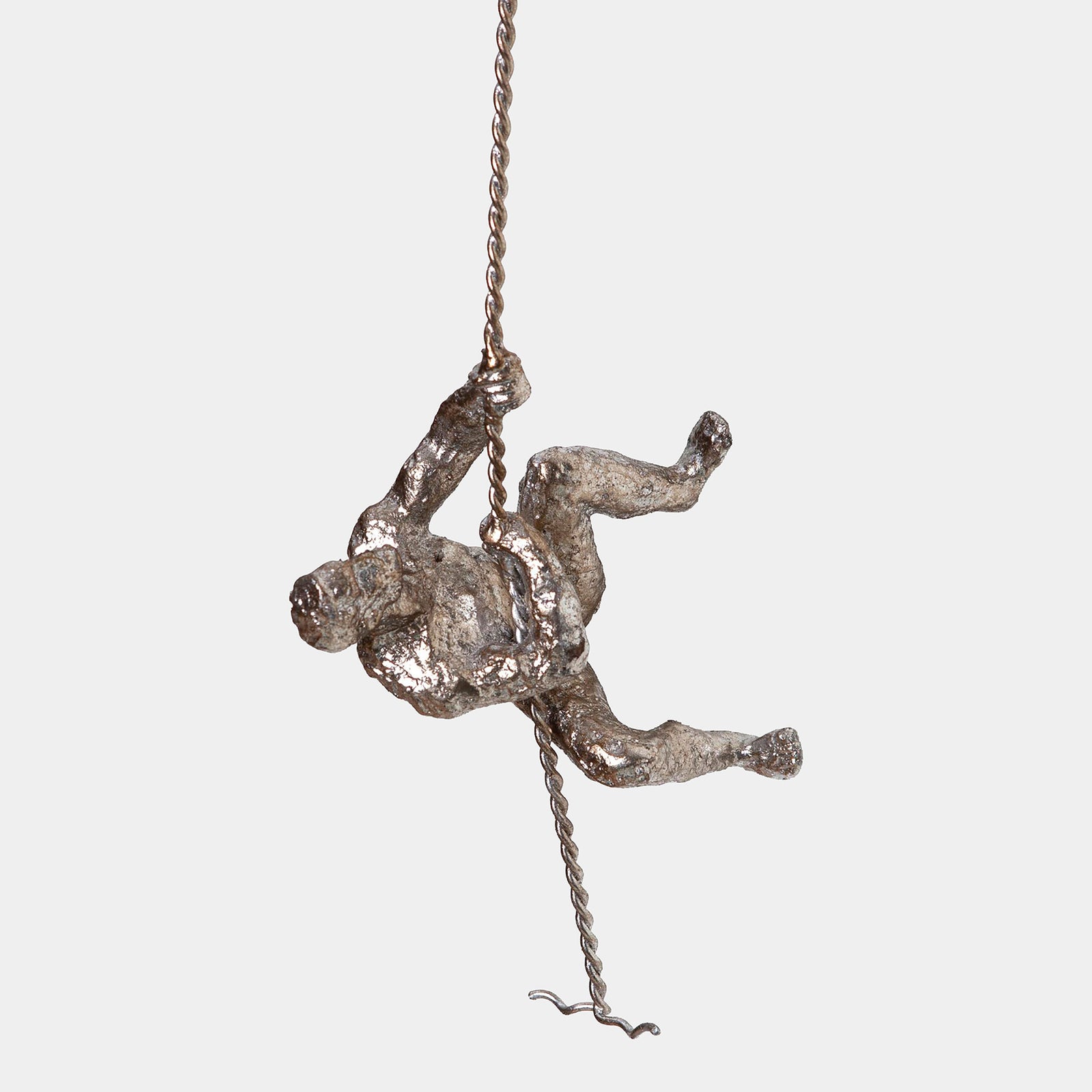 Climbing Man-Wall Mounted-Thai Silver Leaf