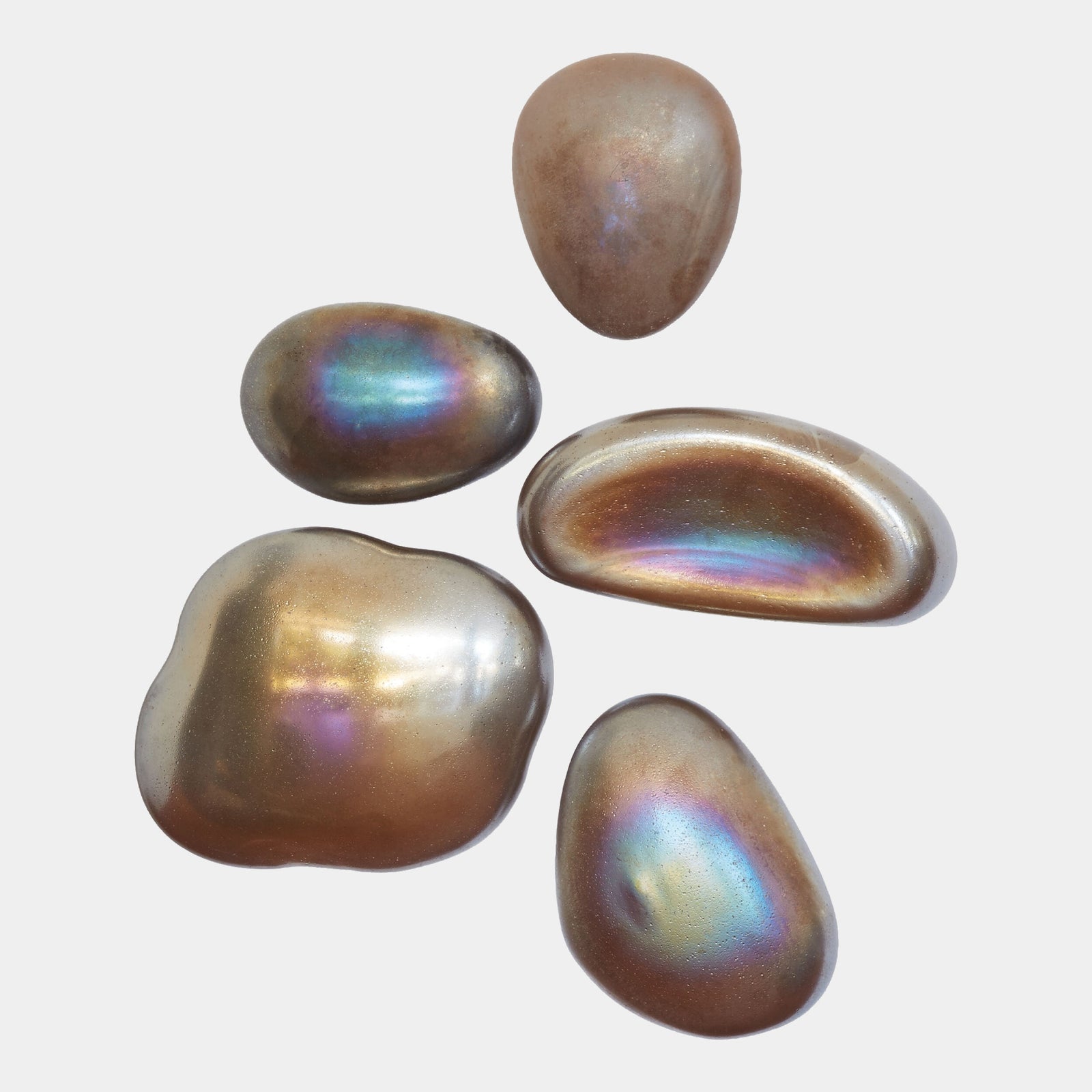 Navaratna Glass Wall Gems-Metallic
