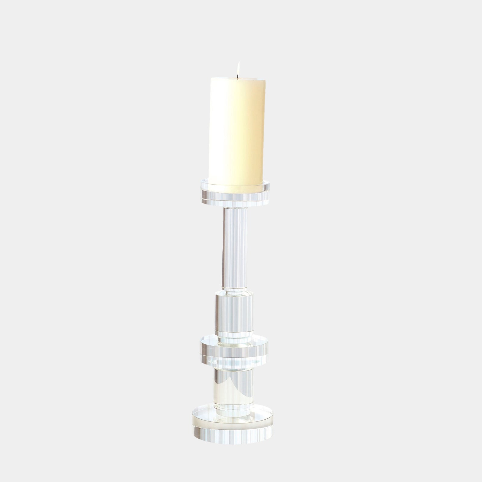 Brilliant Round Pillar Holder-Lg