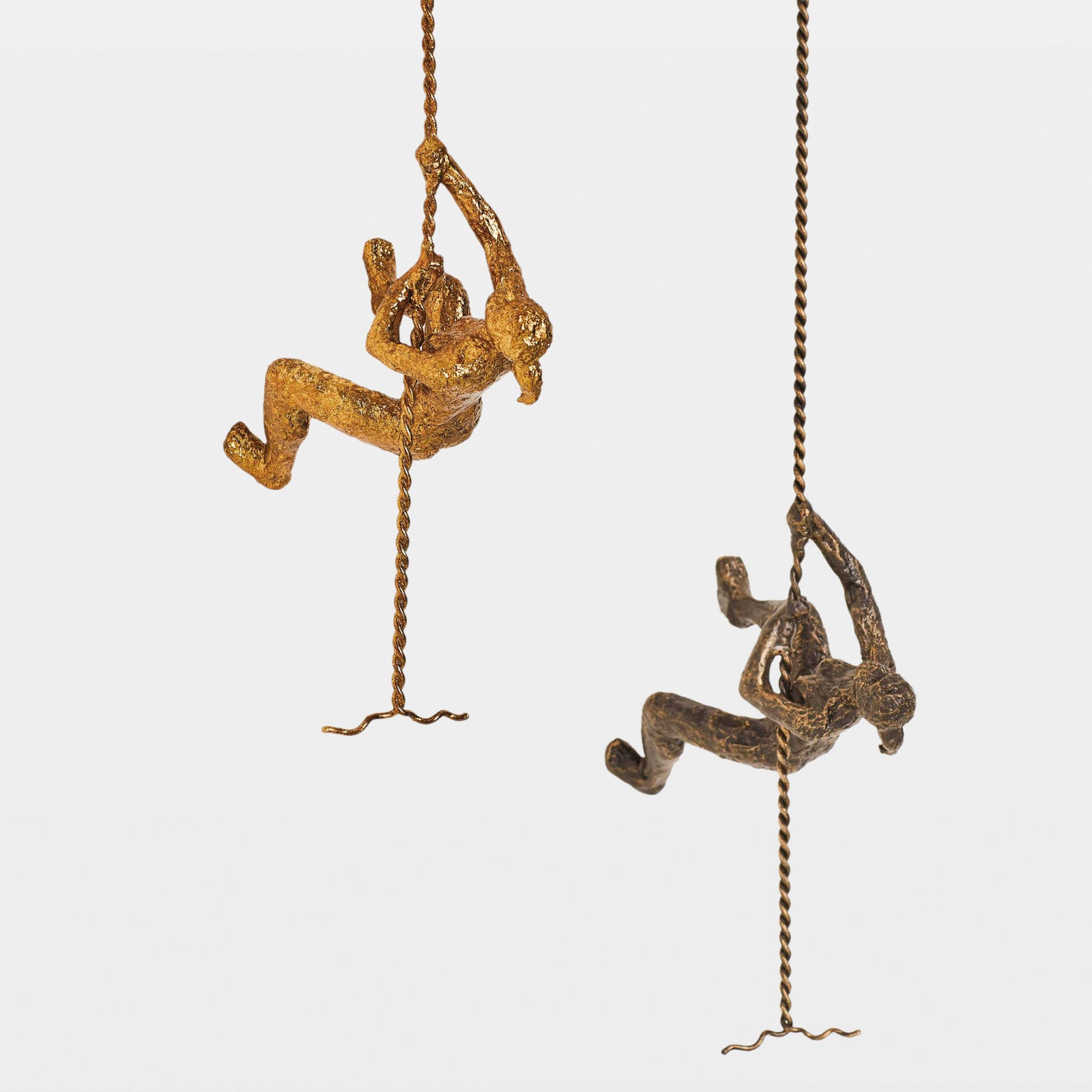 Climbing Woman-Wall Mounted-Bronze