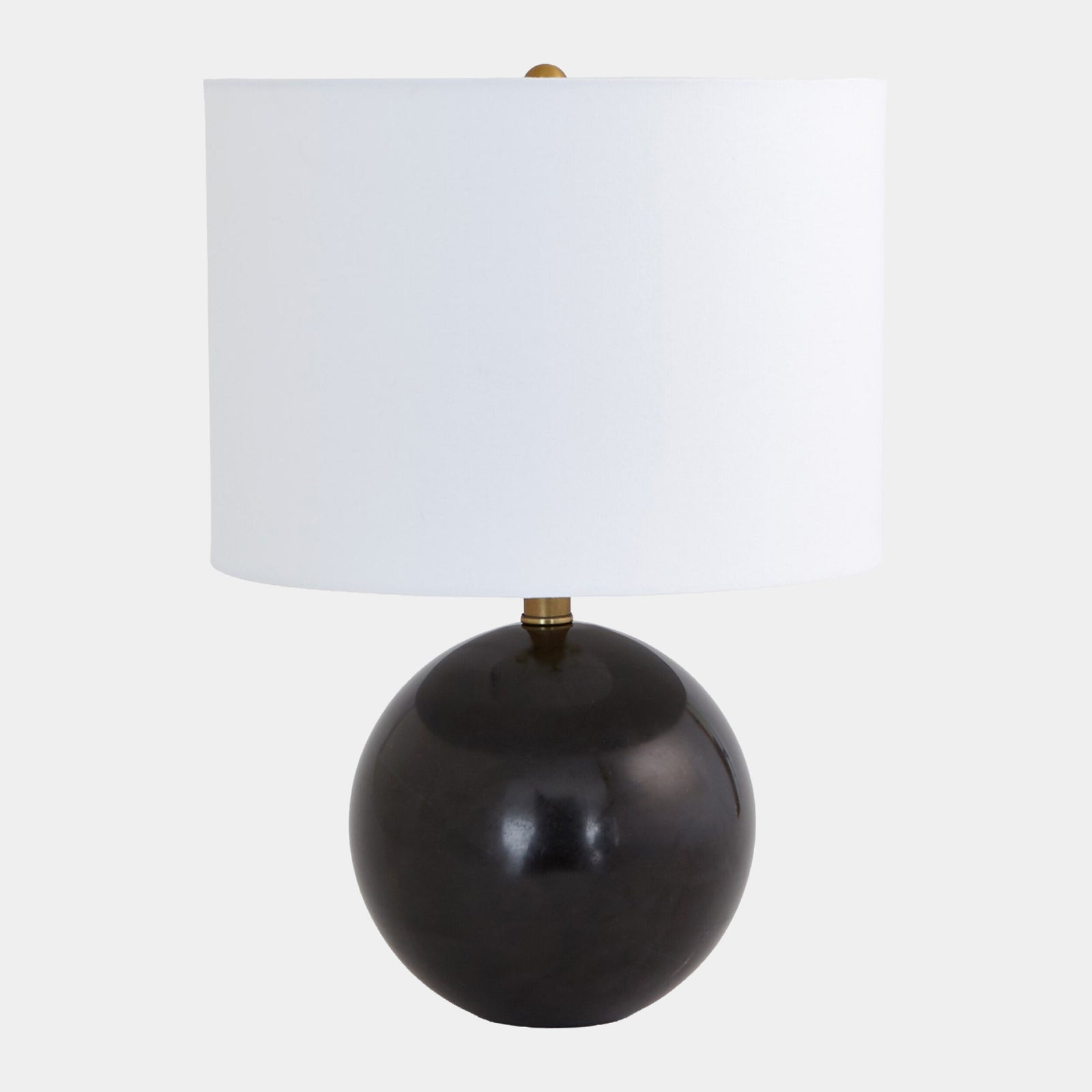 Archeron Marble Sphere Lamp-Black