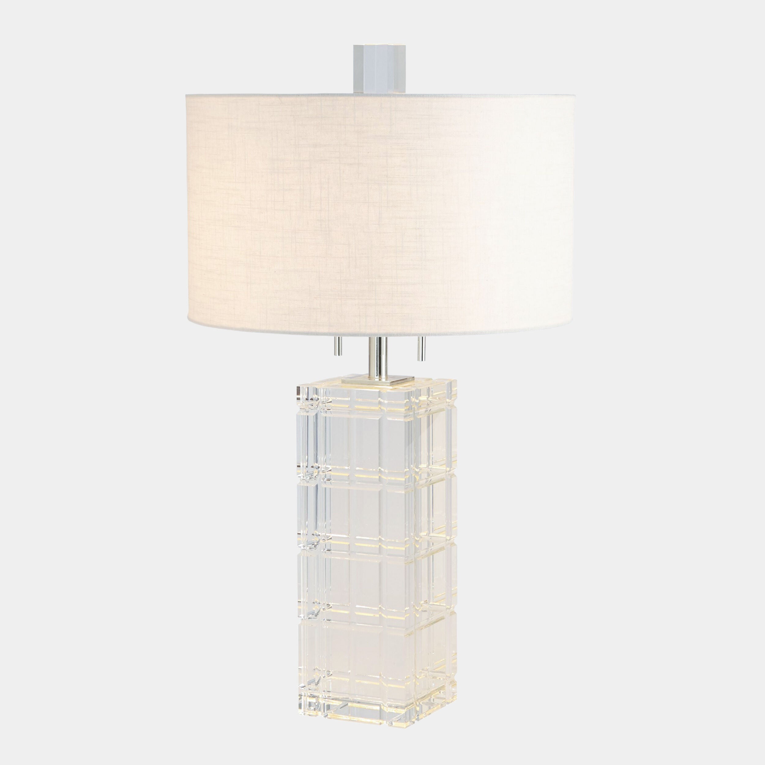 Crystal Plaid Lamp