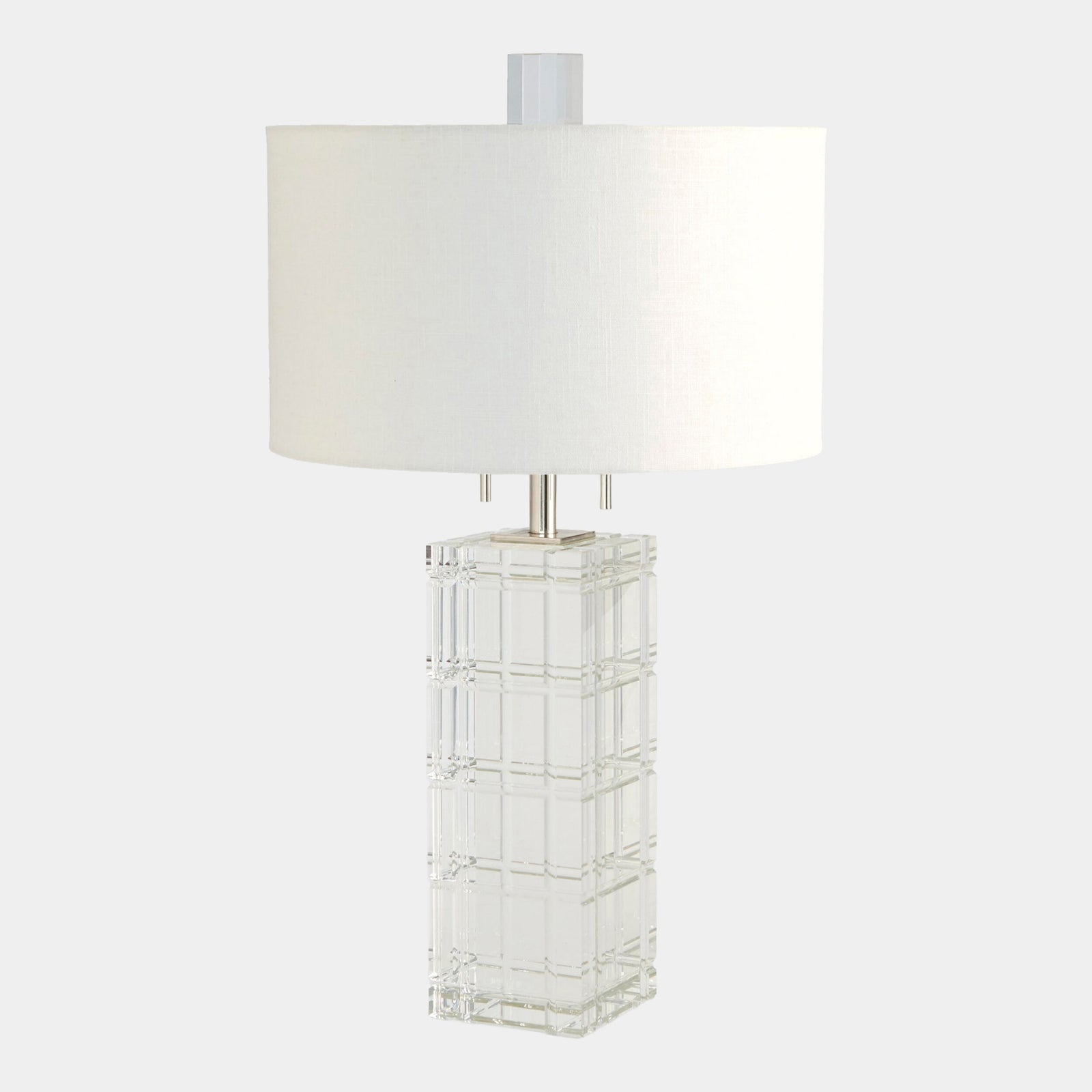 Crystal Plaid Lamp