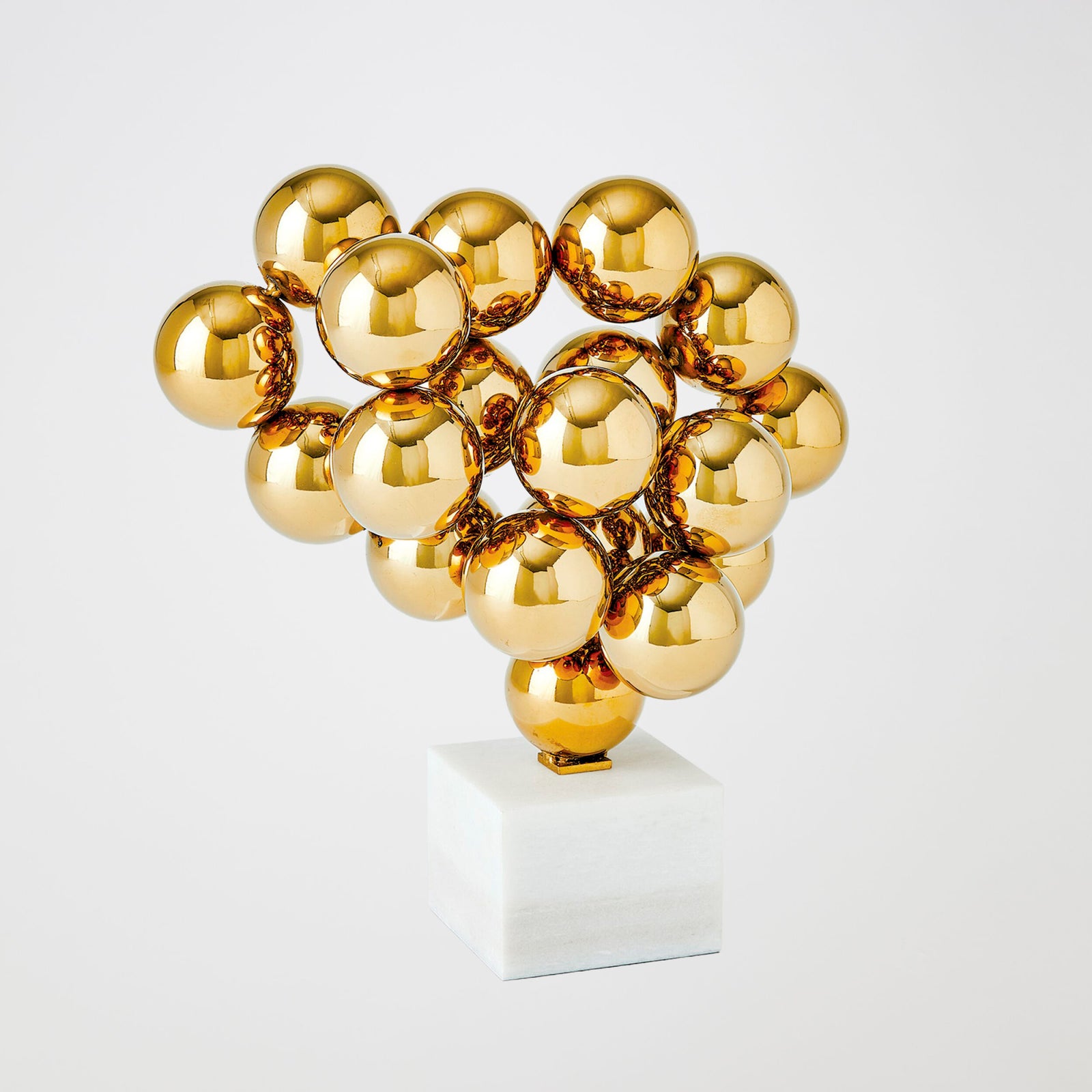 Bubbles Sculpture-Inverted-Brass