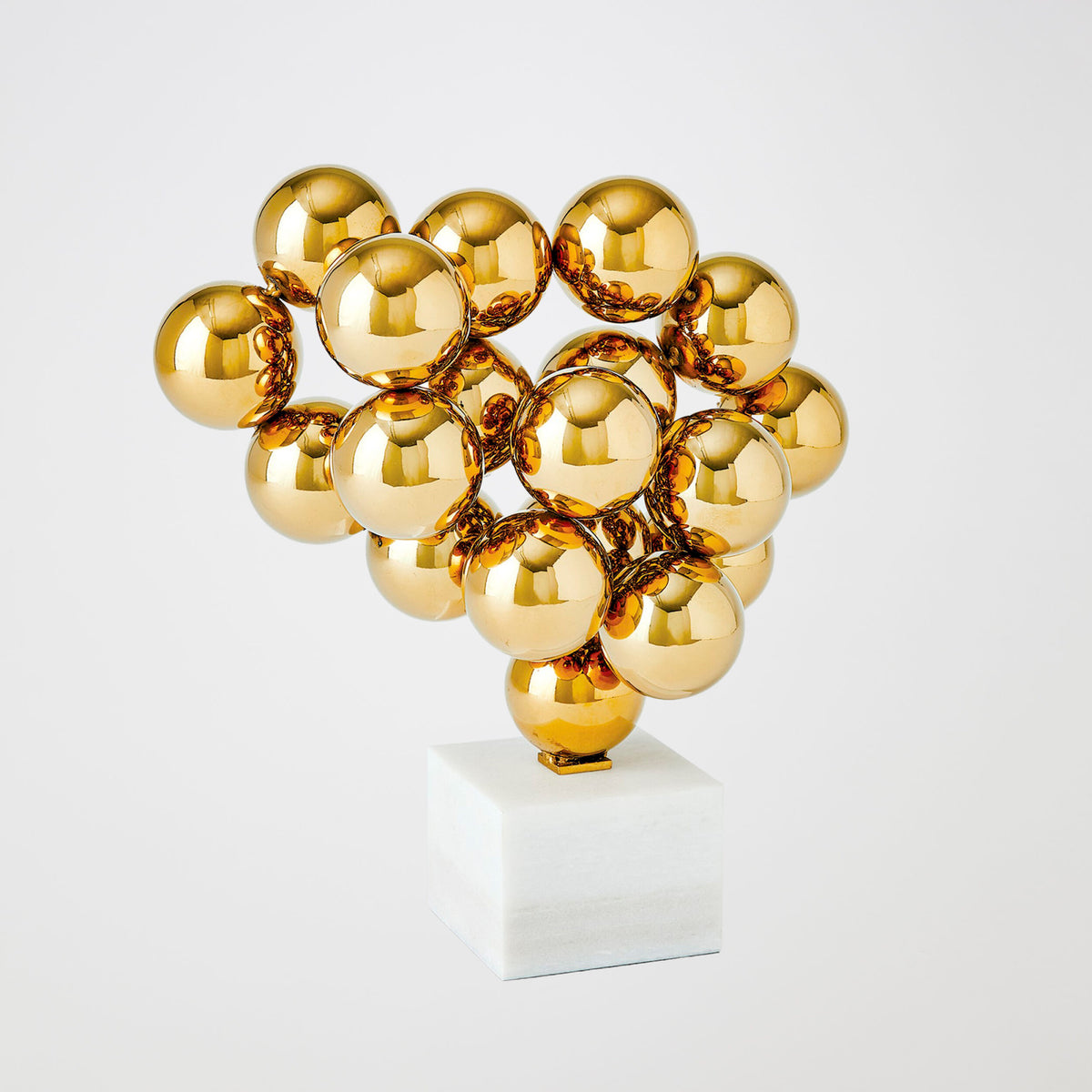 Bubbles Sculpture-Inverted-Brass