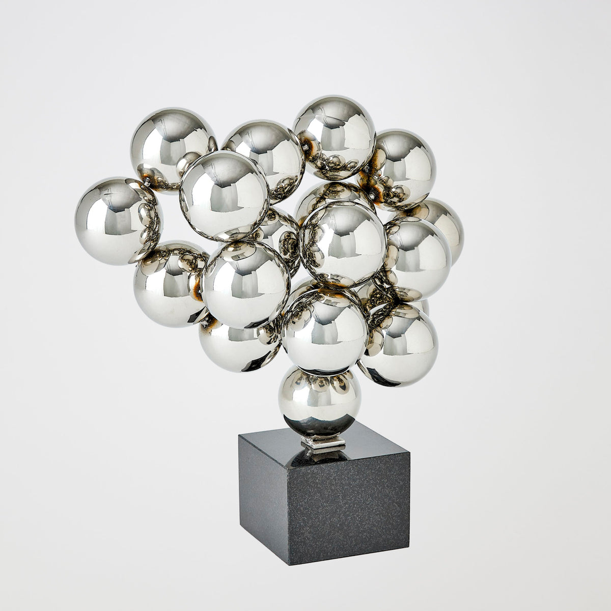 Bubbles Sculpture-Inverted-Nickel