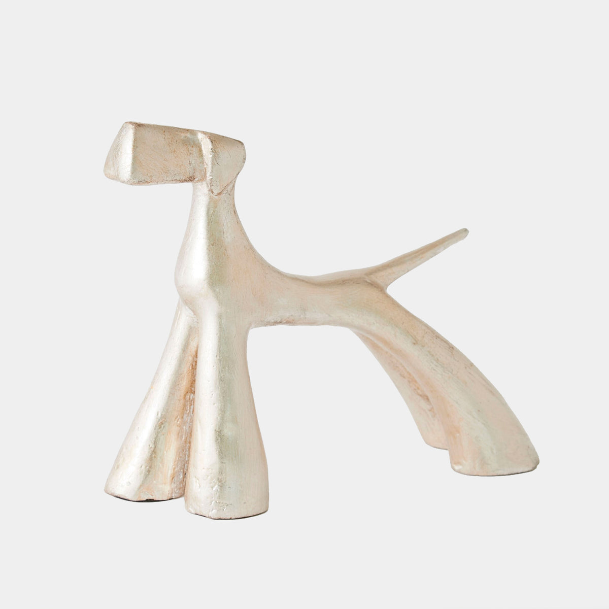 Show Dog Sculpture-Silver Leaf