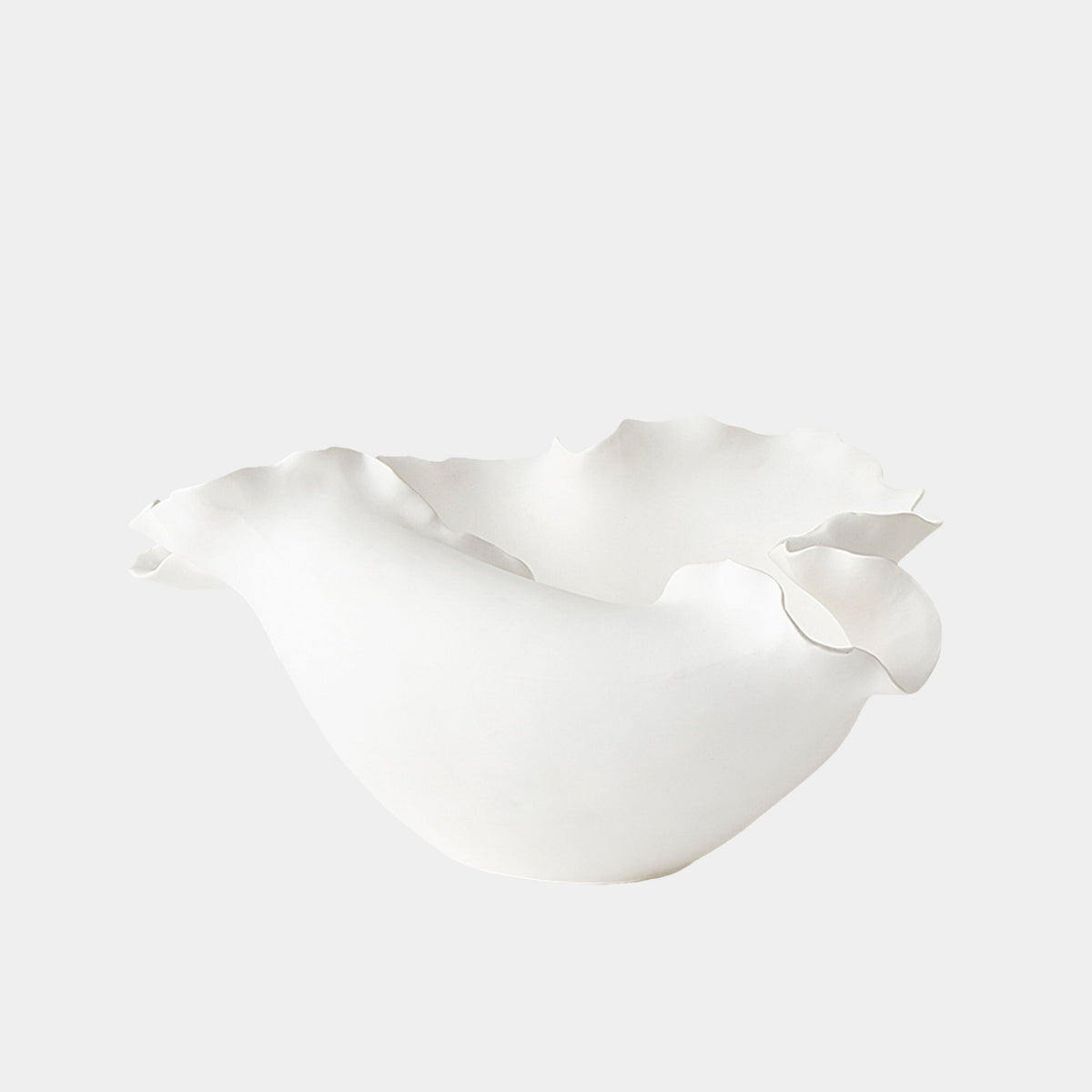 Folios Wide Bowl-Matte White