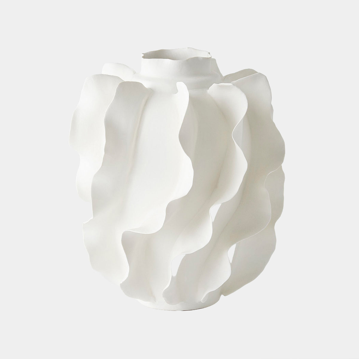 Folios Vase-Matte White