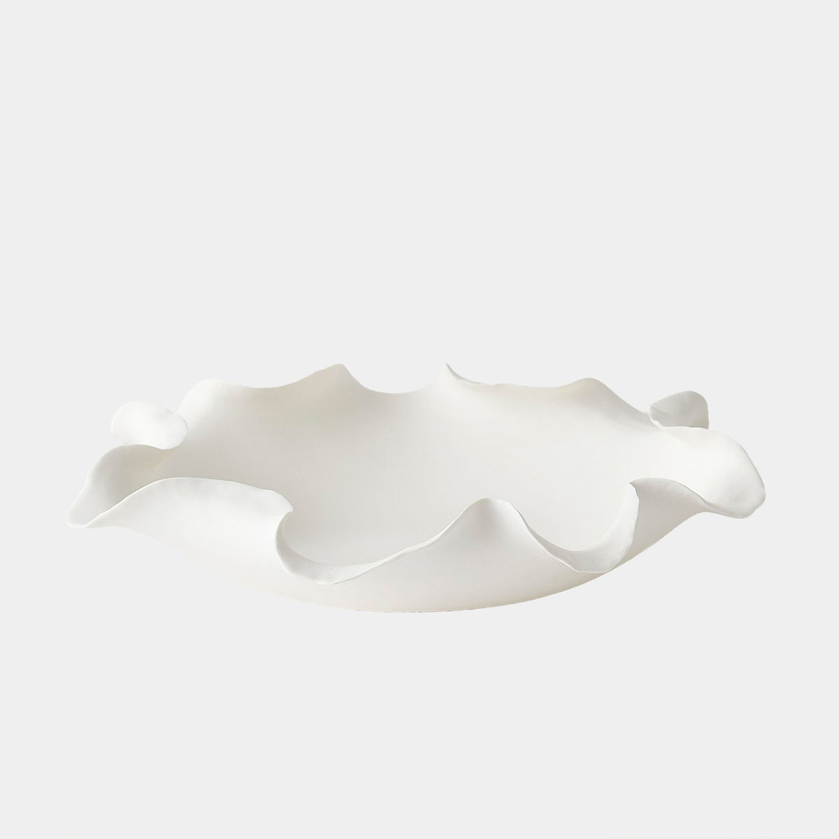 Folios Low Bowl-Matte White
