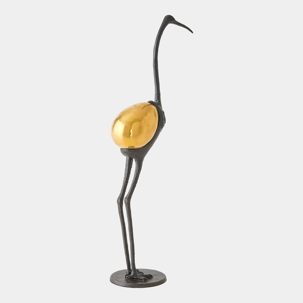 Precious Egg Sculpture-Brass