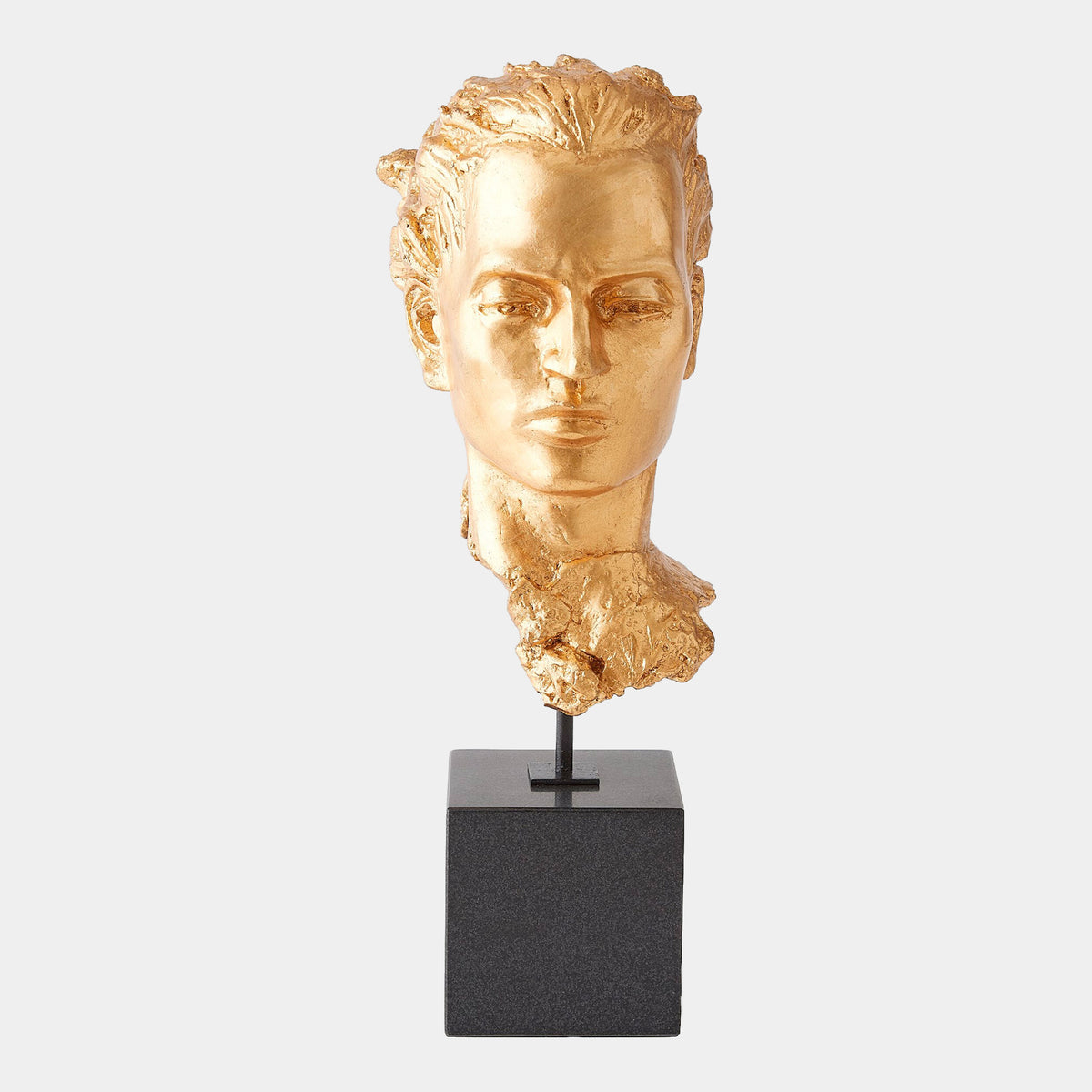Belenus Gilded Portrait Sculpture-Gold Leaf