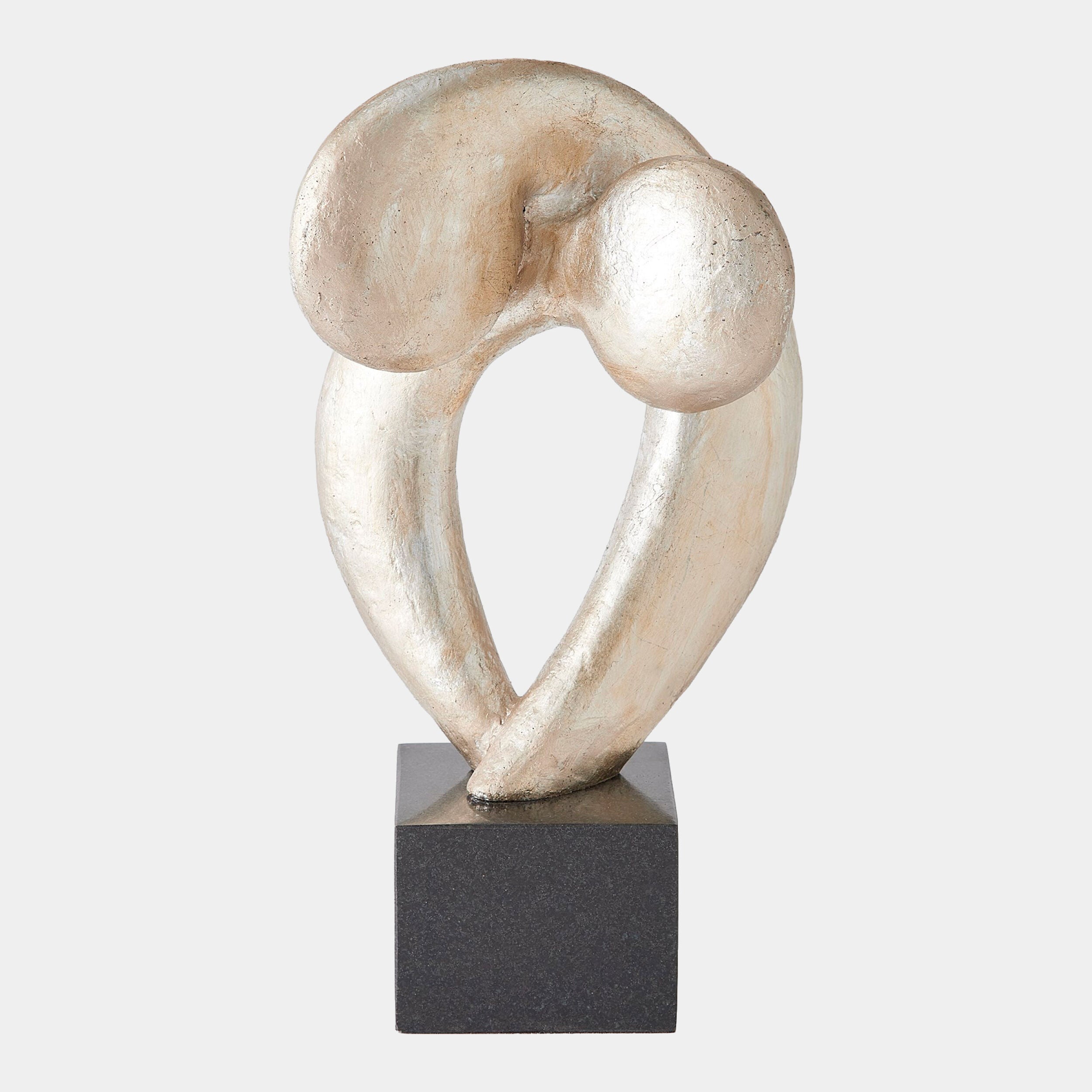 Align Sculpture-Silver Leaf
