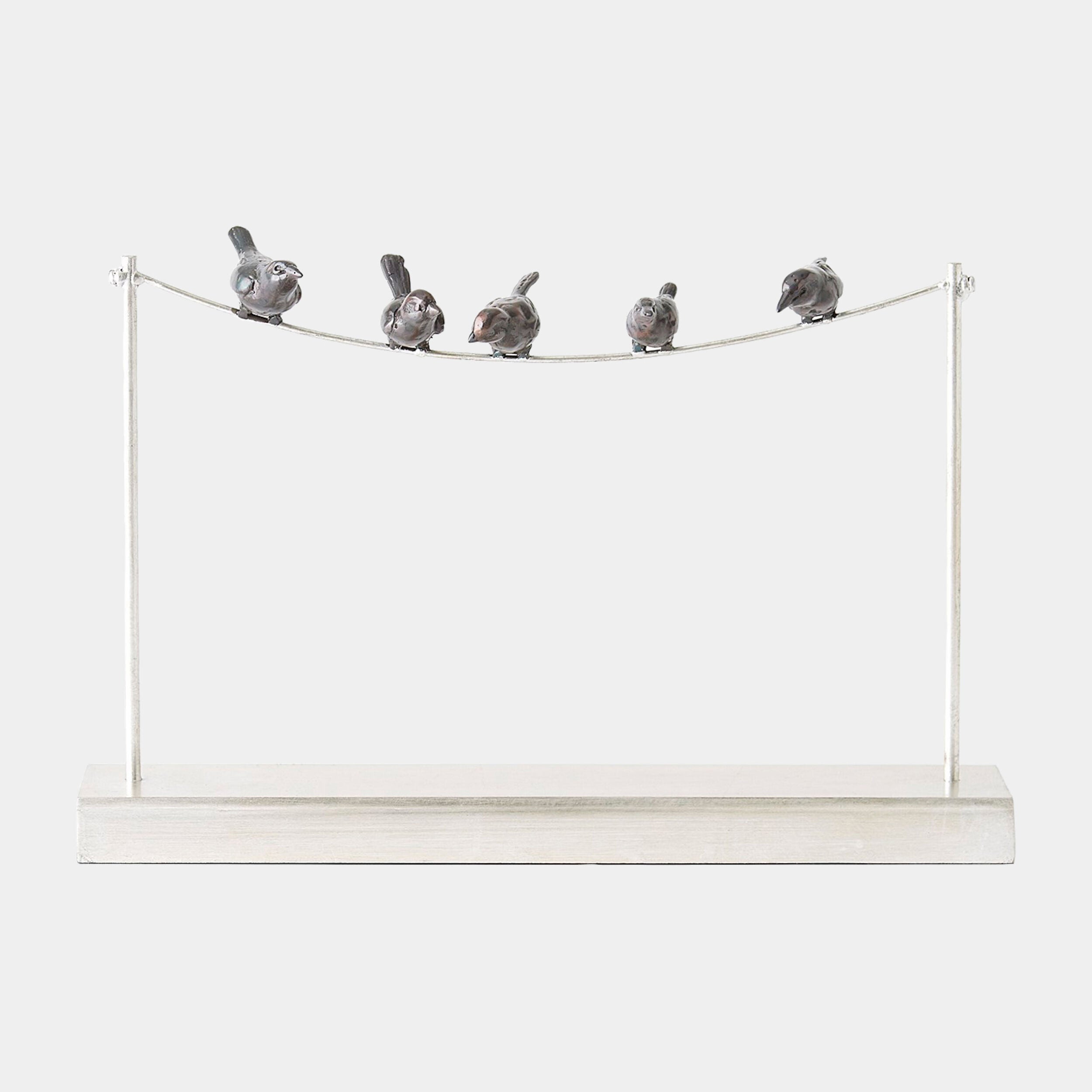 Birds on a Wire-Silver Leaf