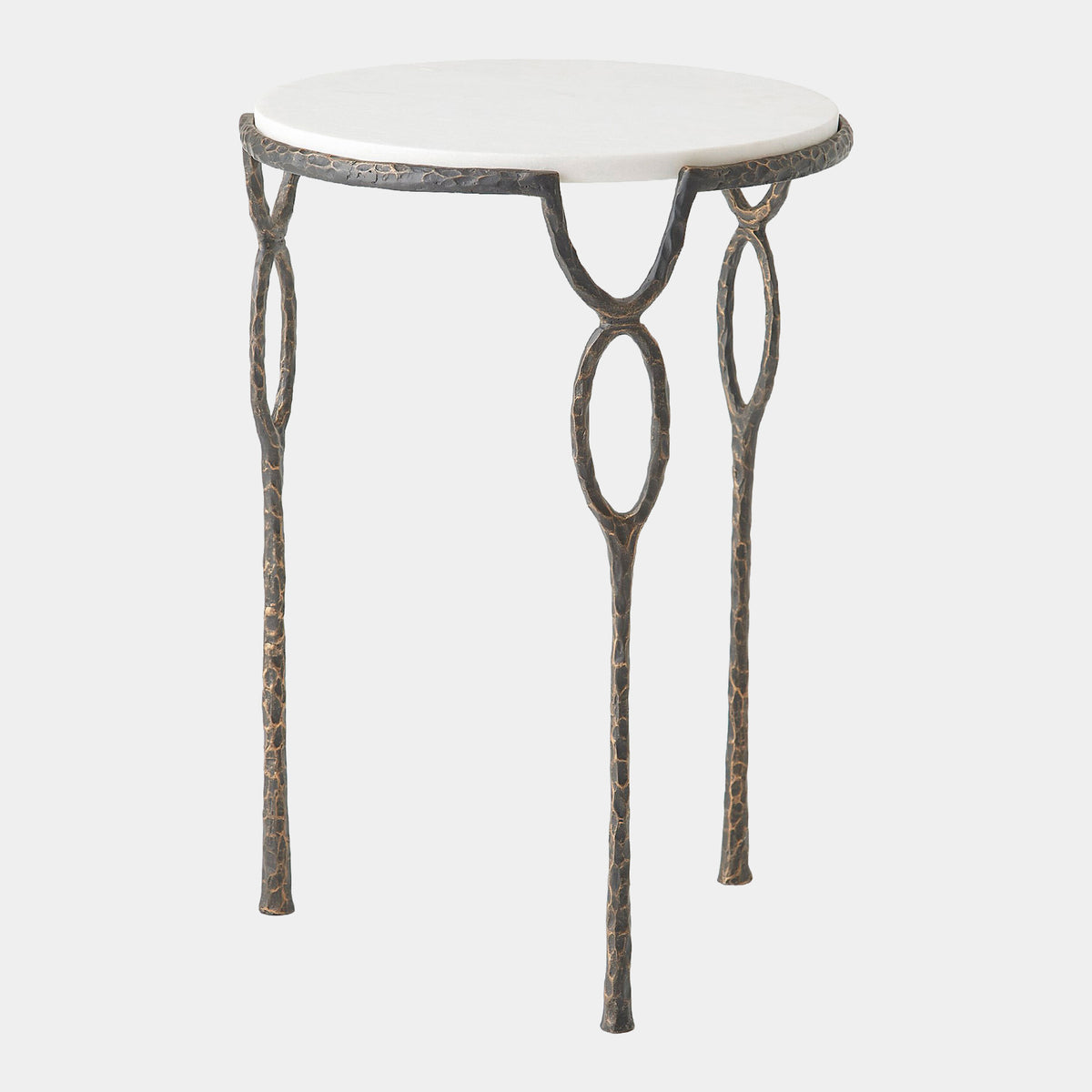 Innanem Chiseled Loop Table-Bronze