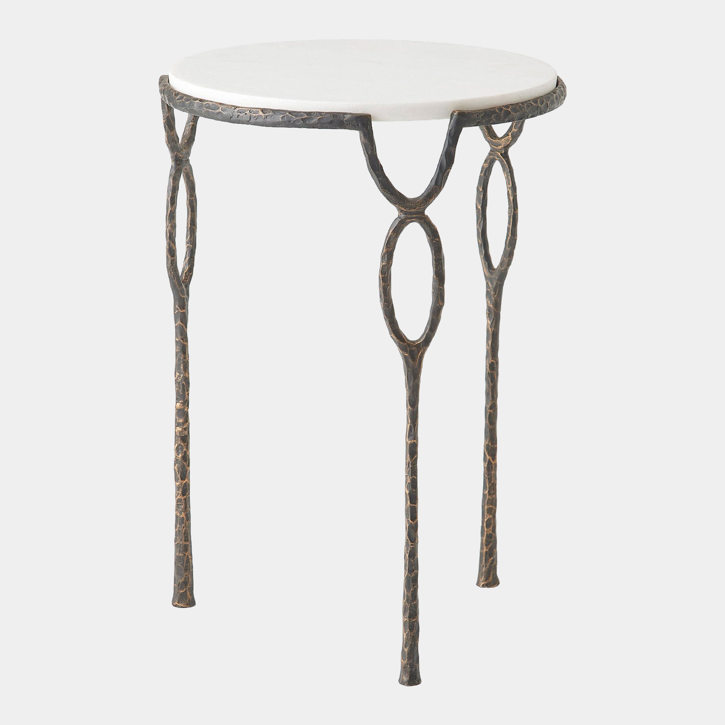 Innanem Chiseled Loop Table-Bronze