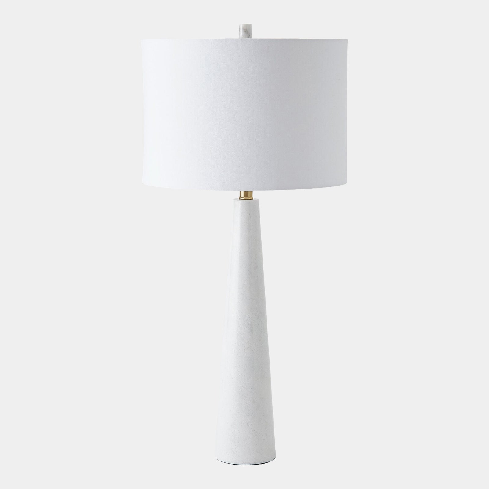 Pinnacle Marble Lamp-White