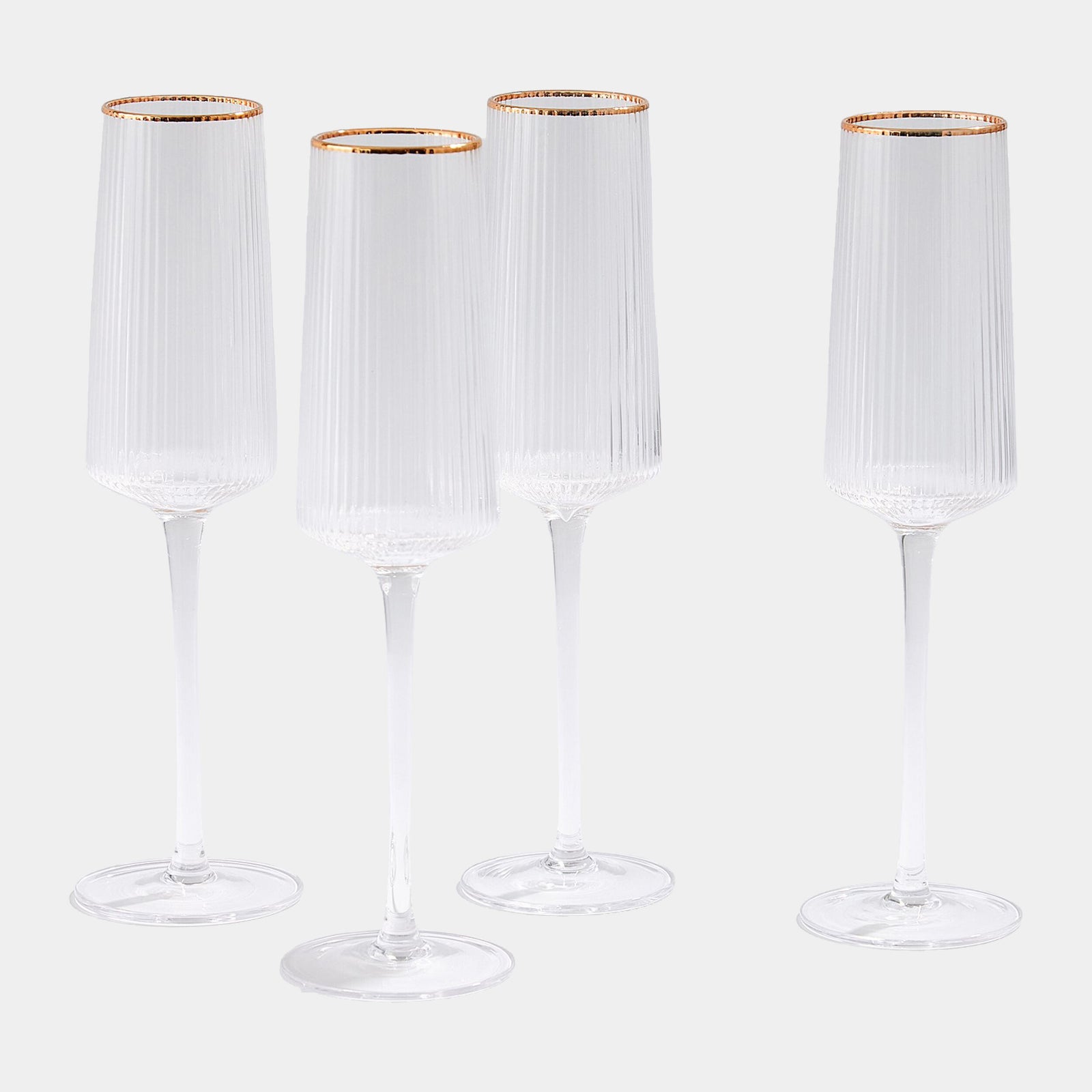 S/4 Winston Champagne Glasses