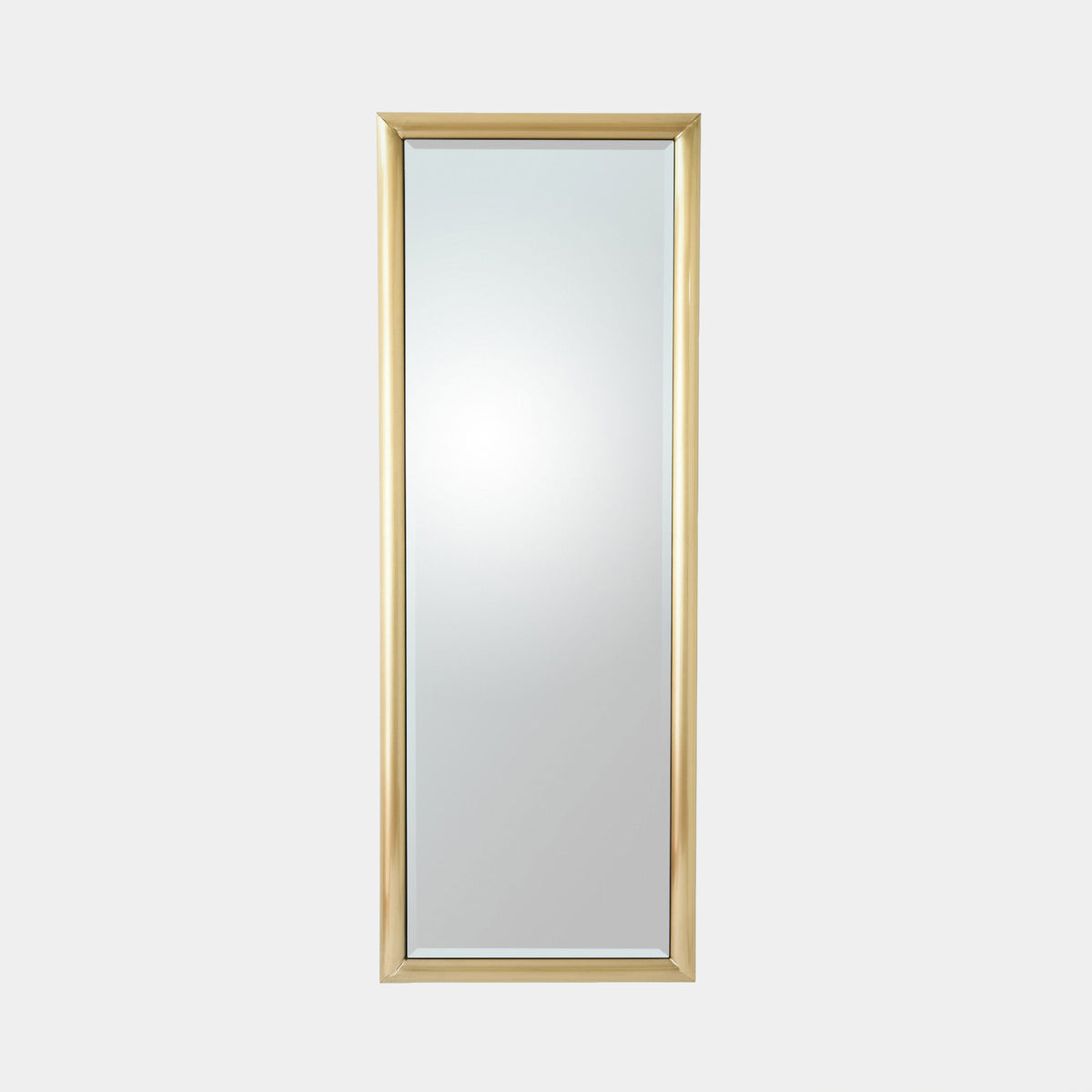 Bennett Floor Mirror-Brass