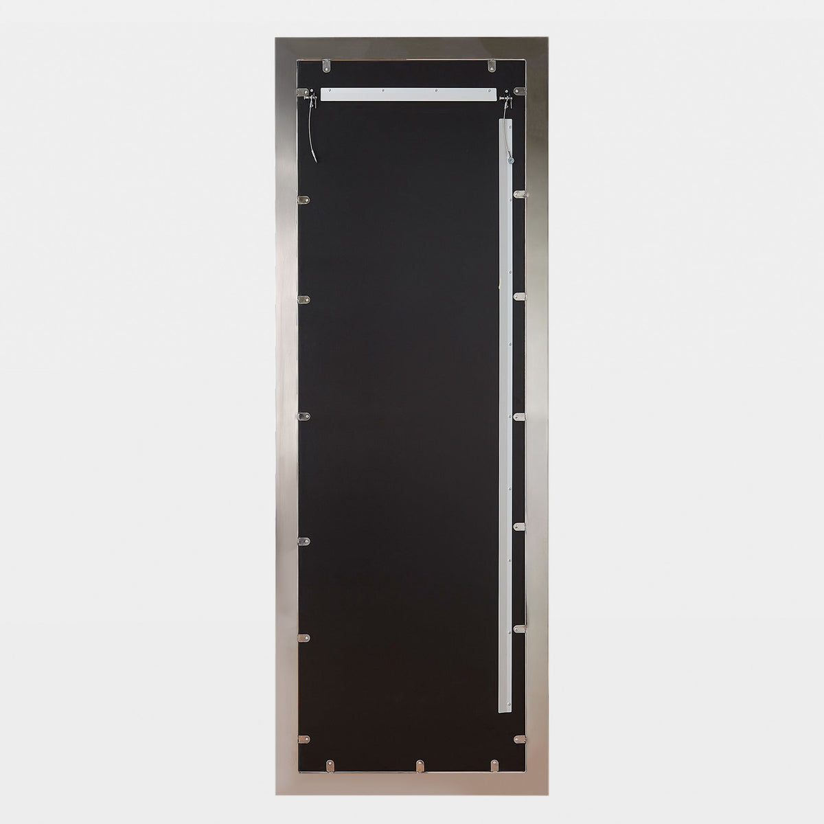 Bennett Floor Mirror-Nickel