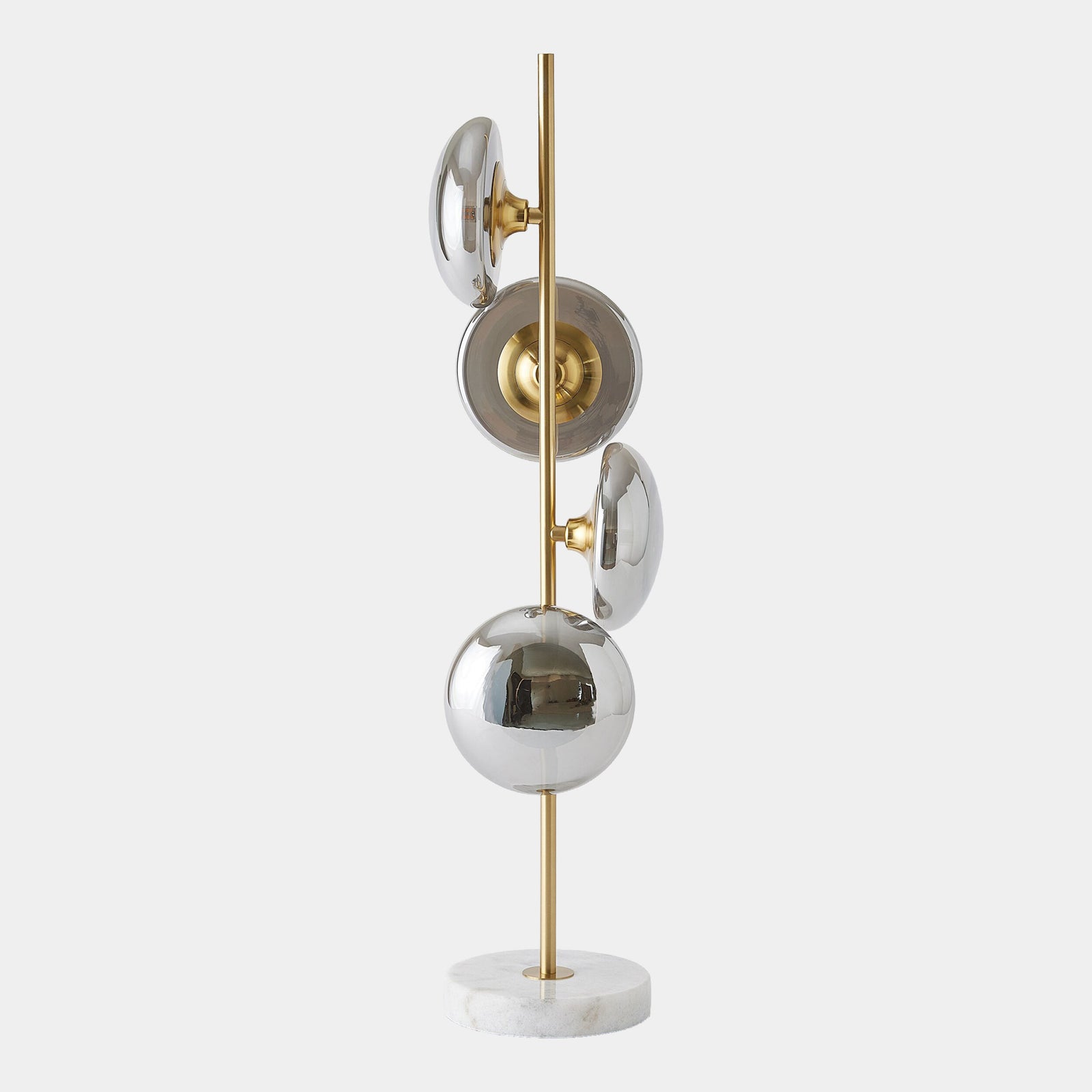 Stellar Table Lamp-Smoke/Brass
