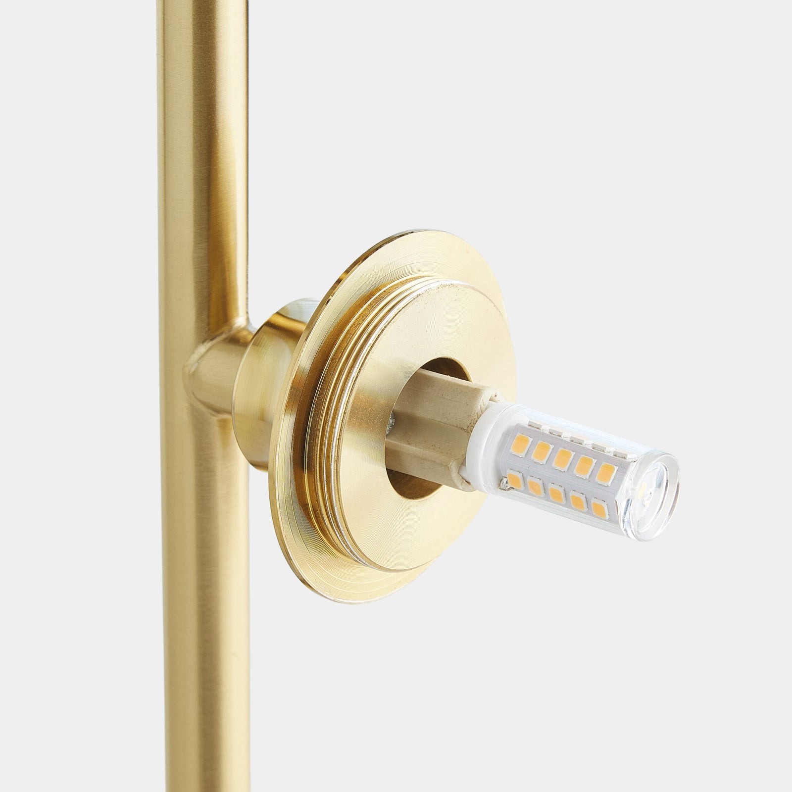Stellar Floor Lamp-Smoke/Brass