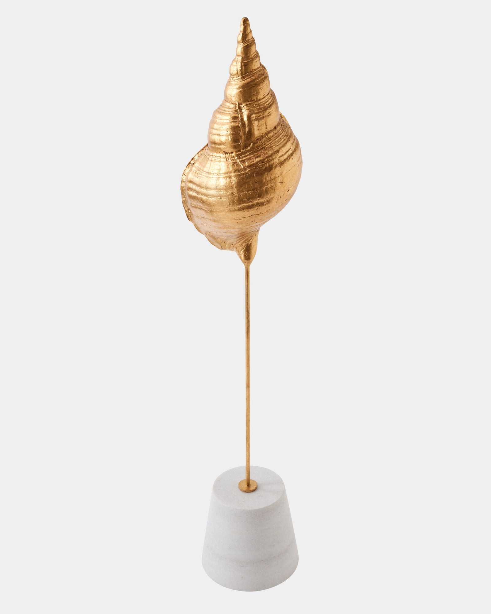 Shells on Marble Miter Gold Leaf-Lg