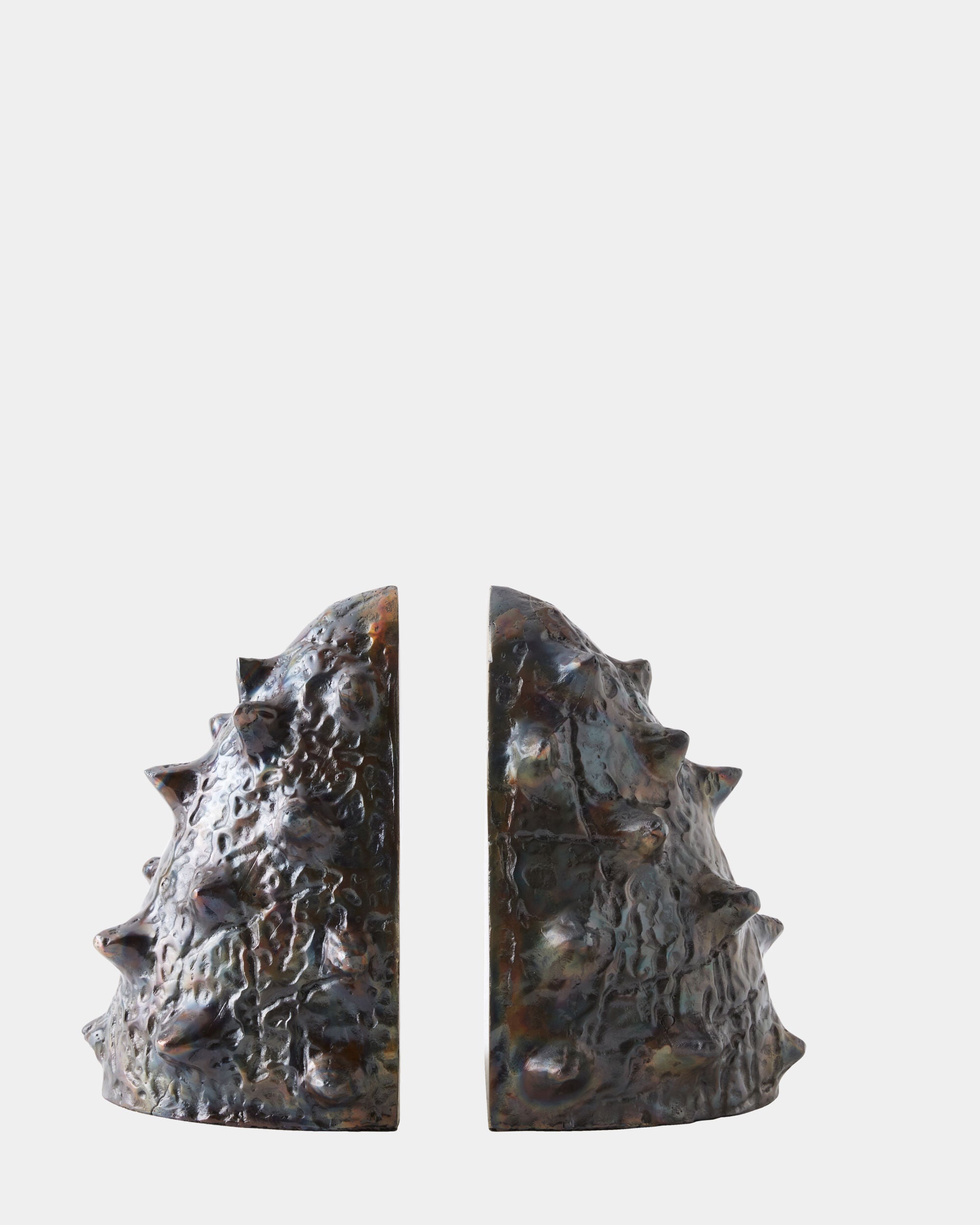 Biomorphic Bookends-Bronze/Brass