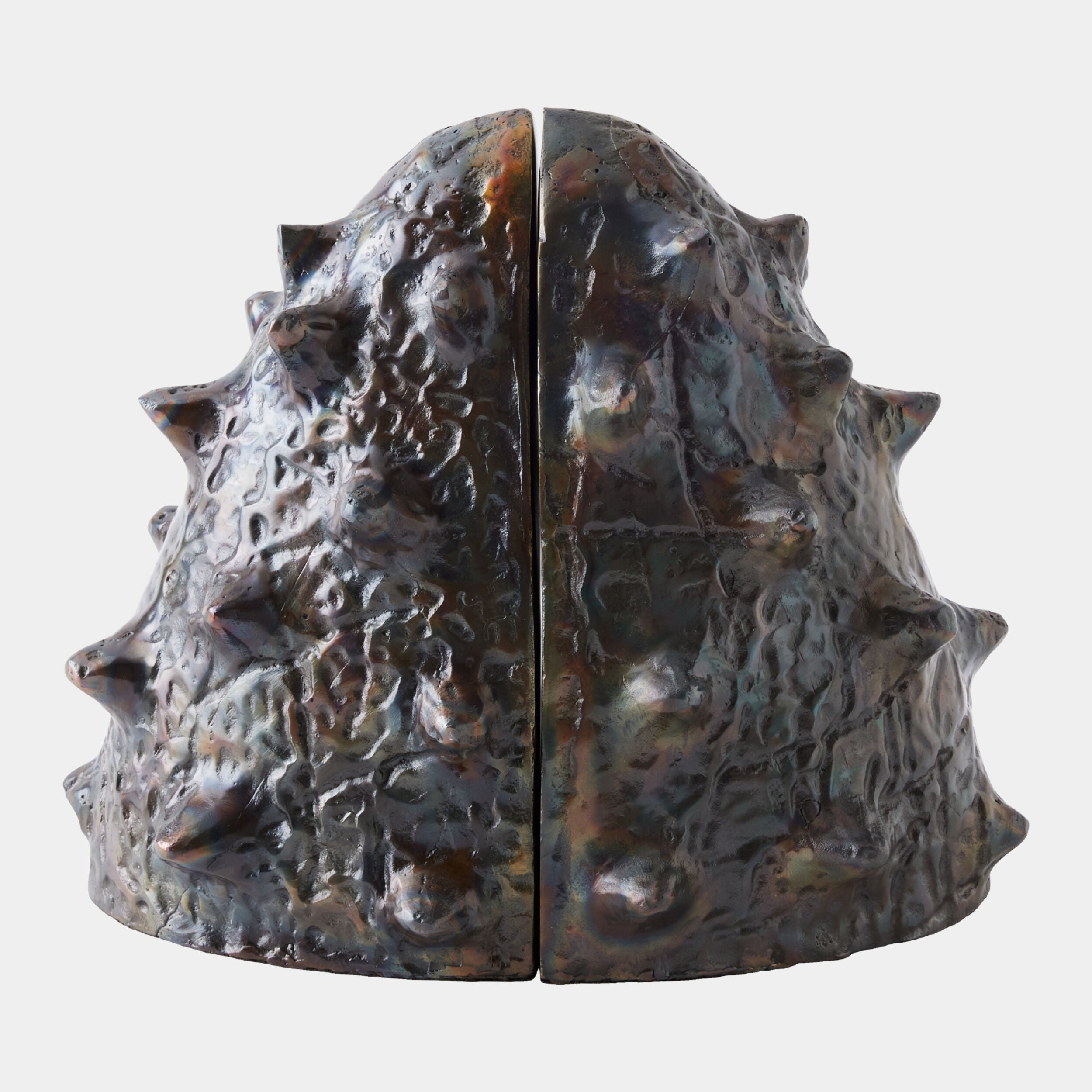 Biomorphic Bookends-Bronze/Brass