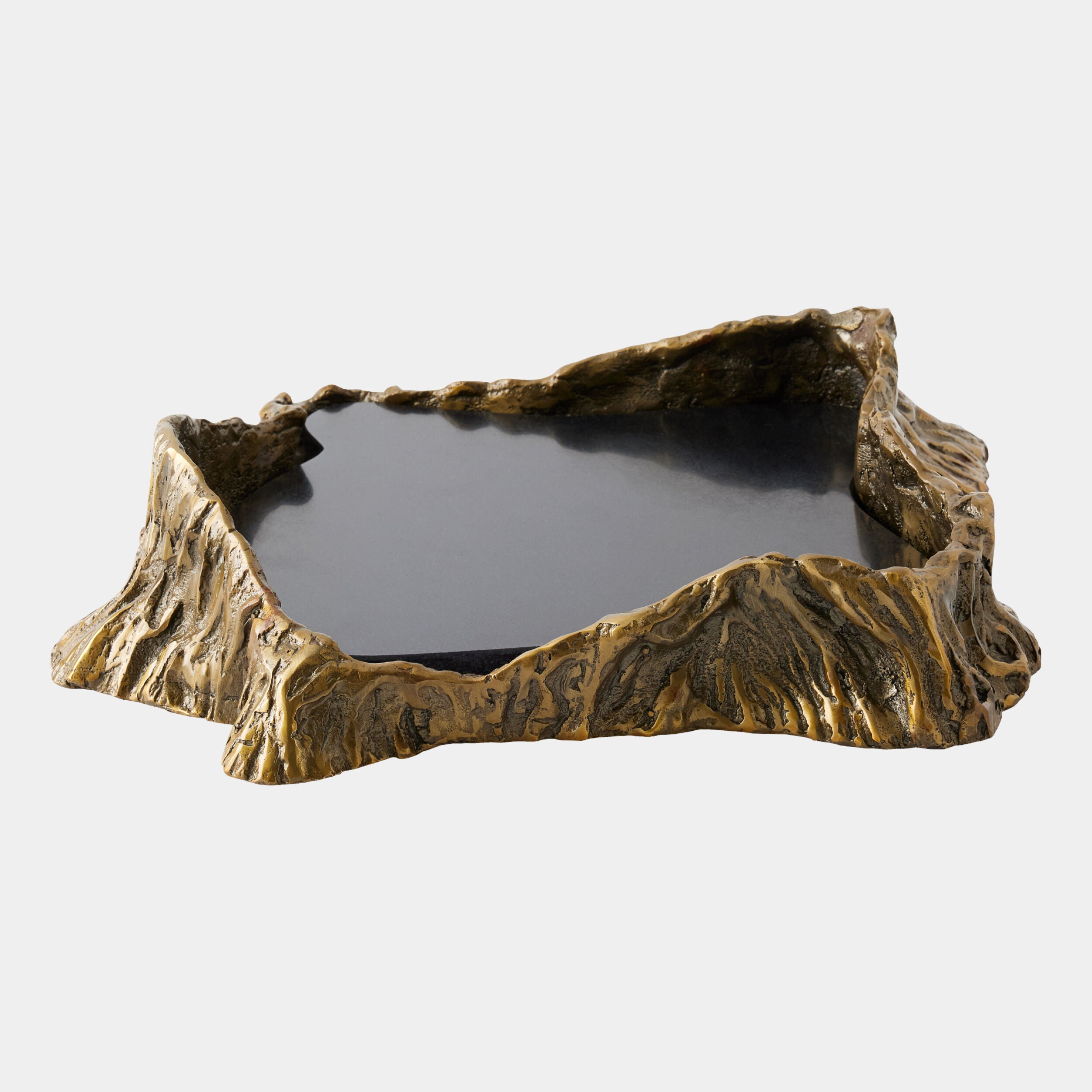 Sequoia Tray-Brass/Black