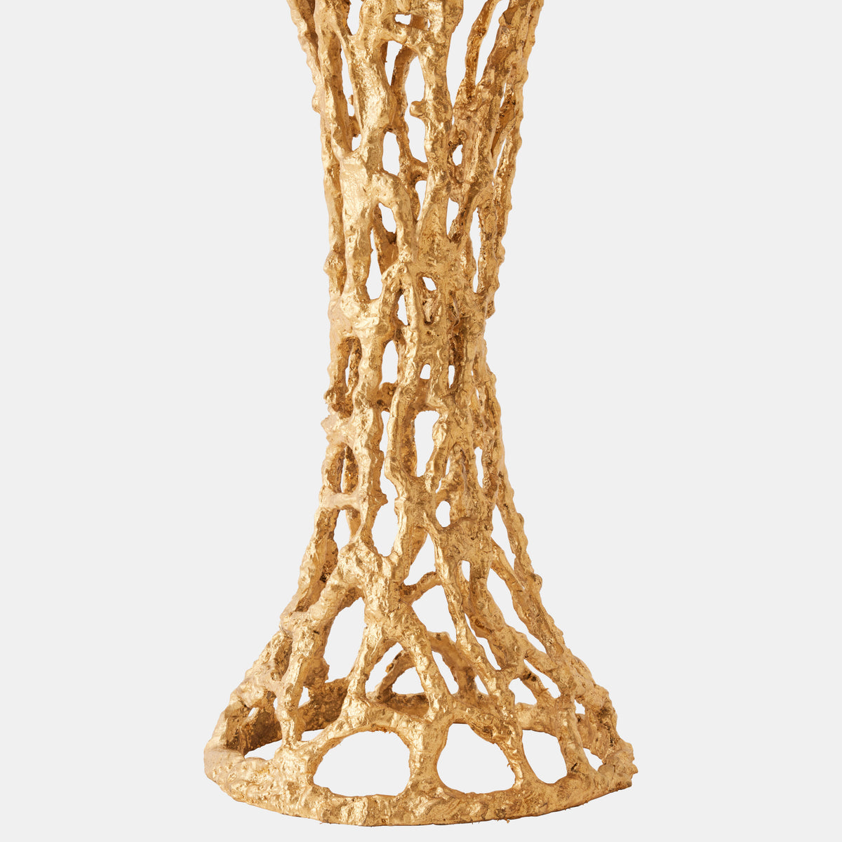 Filamento Side Table-Gold Leaf/White Marble