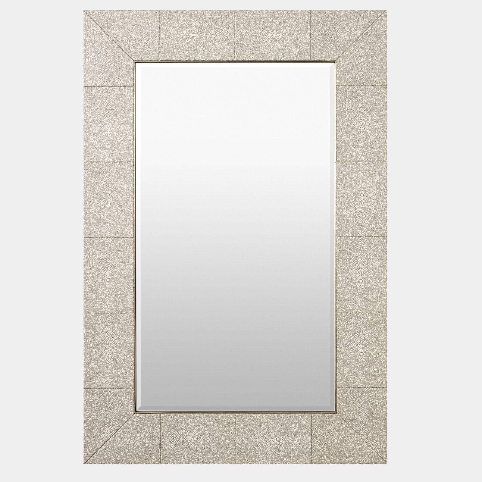 Manta Mirror-Ivory Shagreen