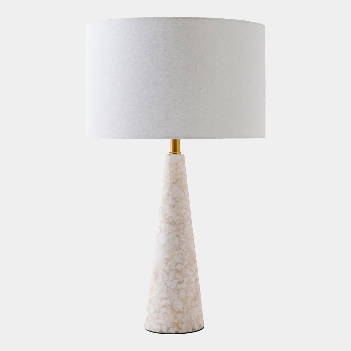 Mosaic Marble Lamp-Linen