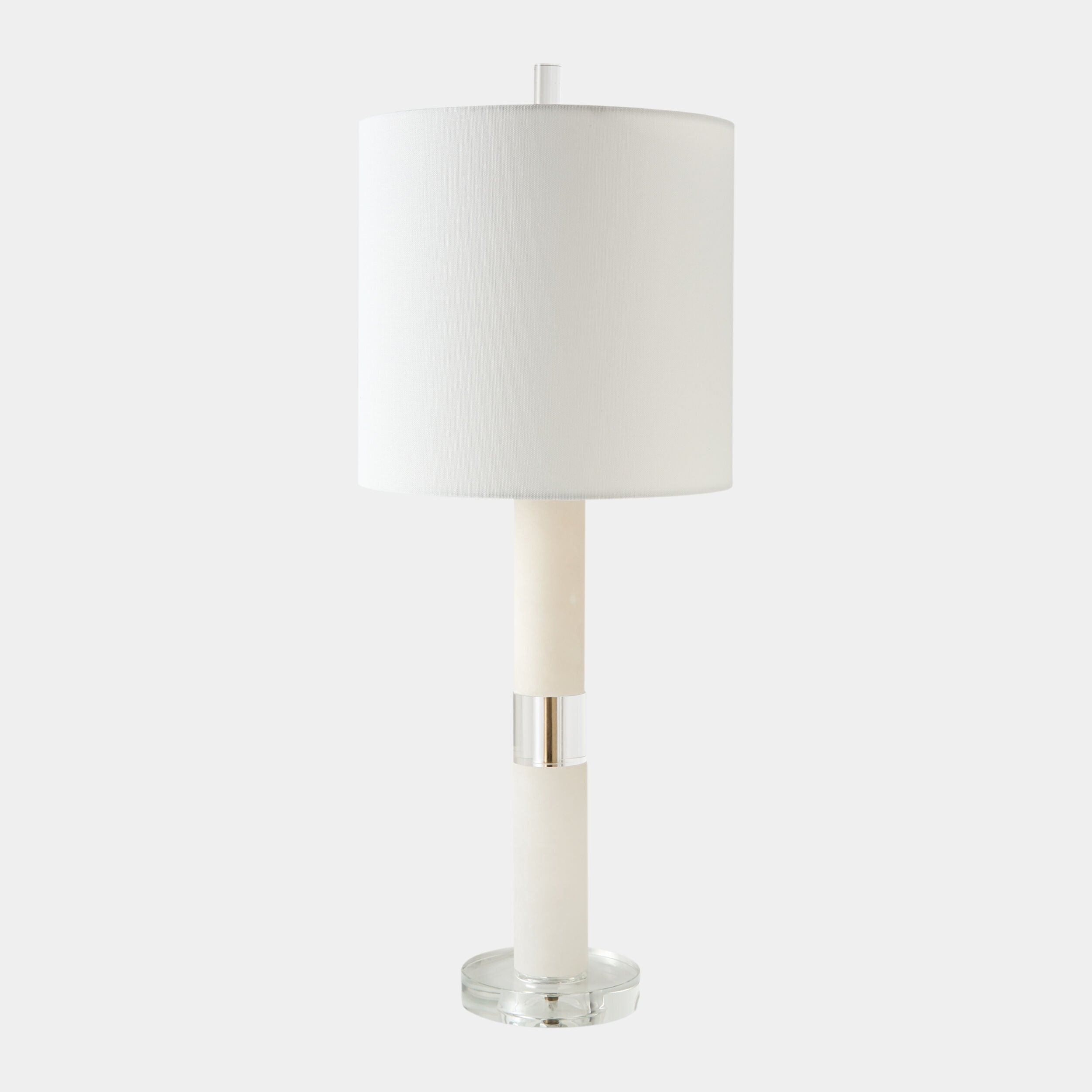 Meira Stacked Lamp-Alabaster/Acrylic/Brass