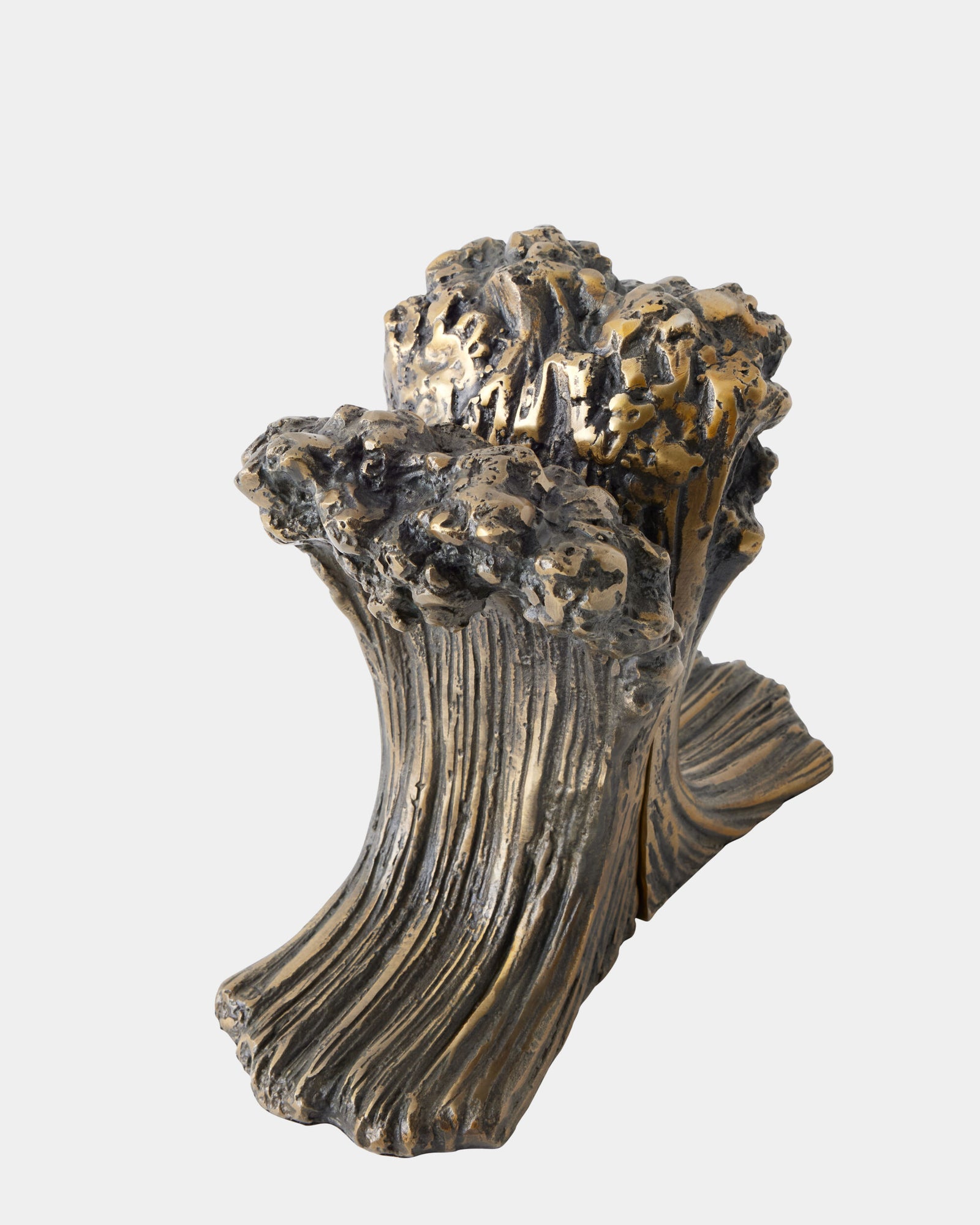 Wave Bookends-Bronze
