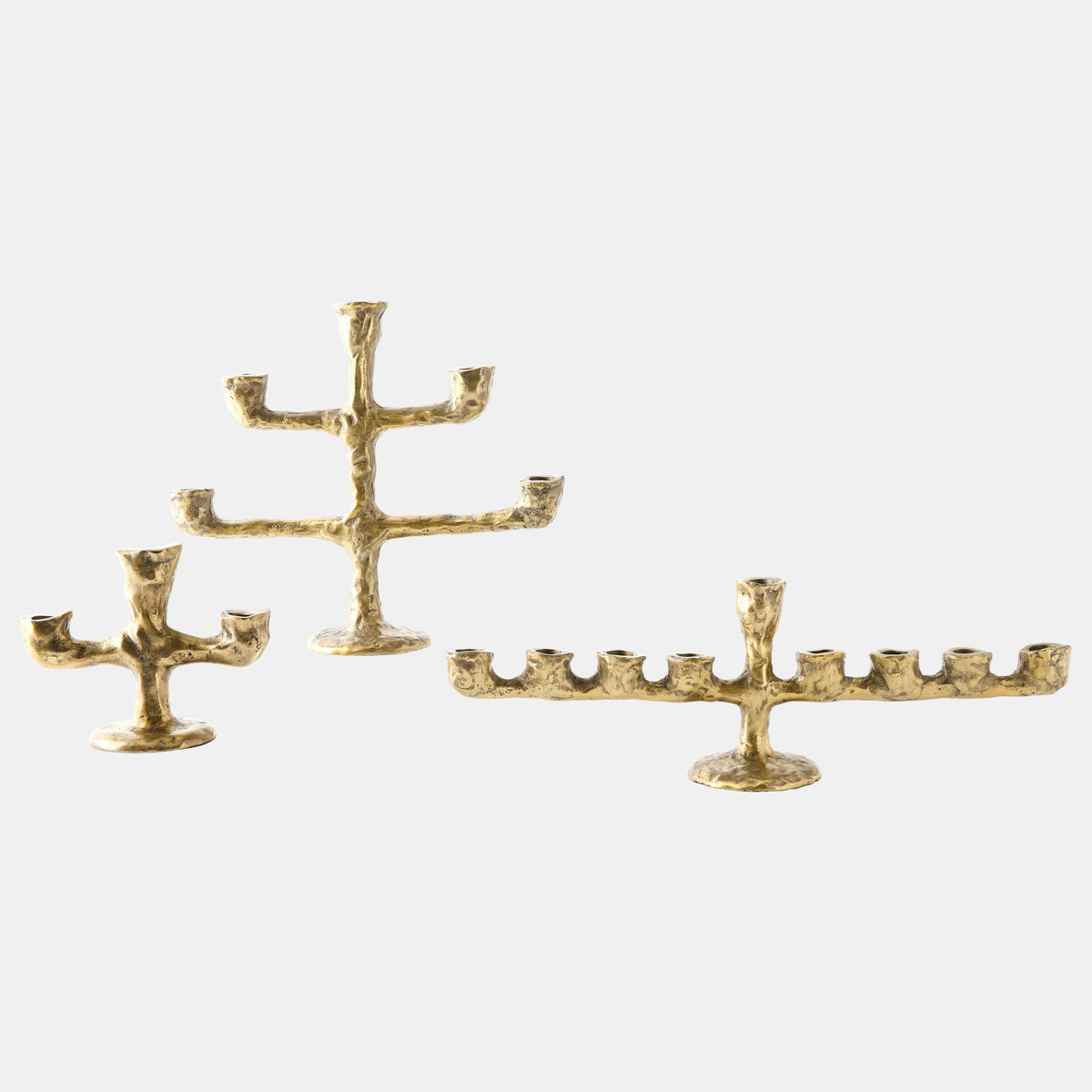 Melting Taper Candle Holder-Menorah