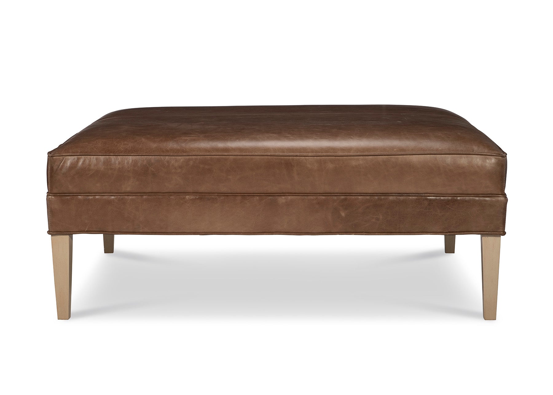Athena Square Plain Ottoman