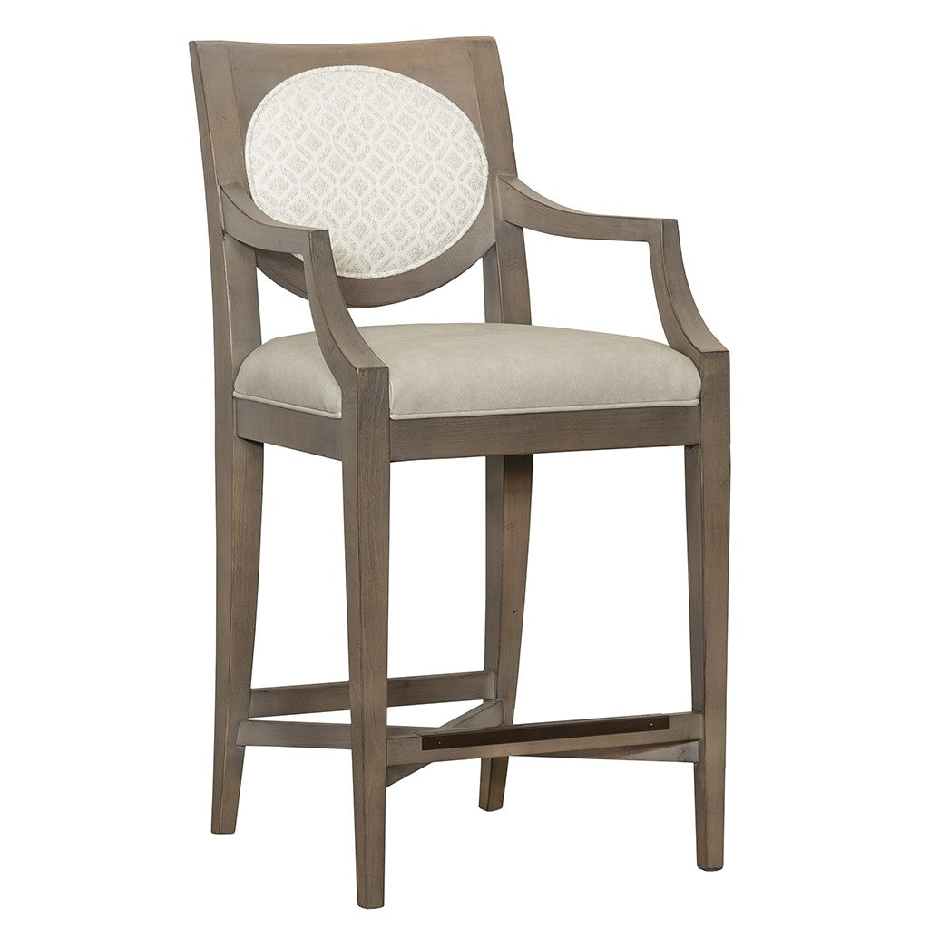 Rocco Leather Counter Stool (L-8849-C6) - Fairfield Chair