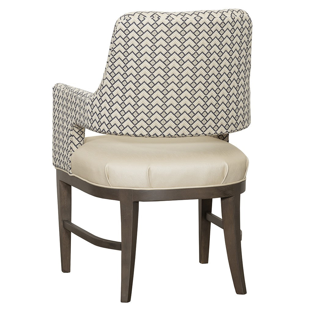 Josie Leather Arm Chair (L-8855-04) - Fairfield Chair