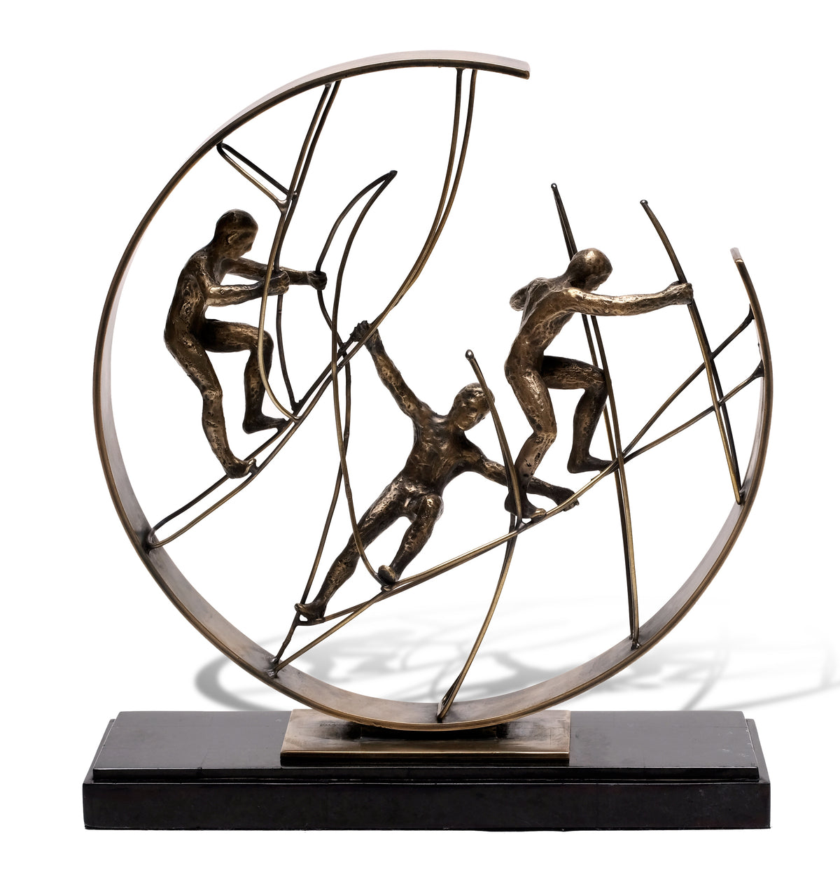 Dynamic Climbers Sculpture