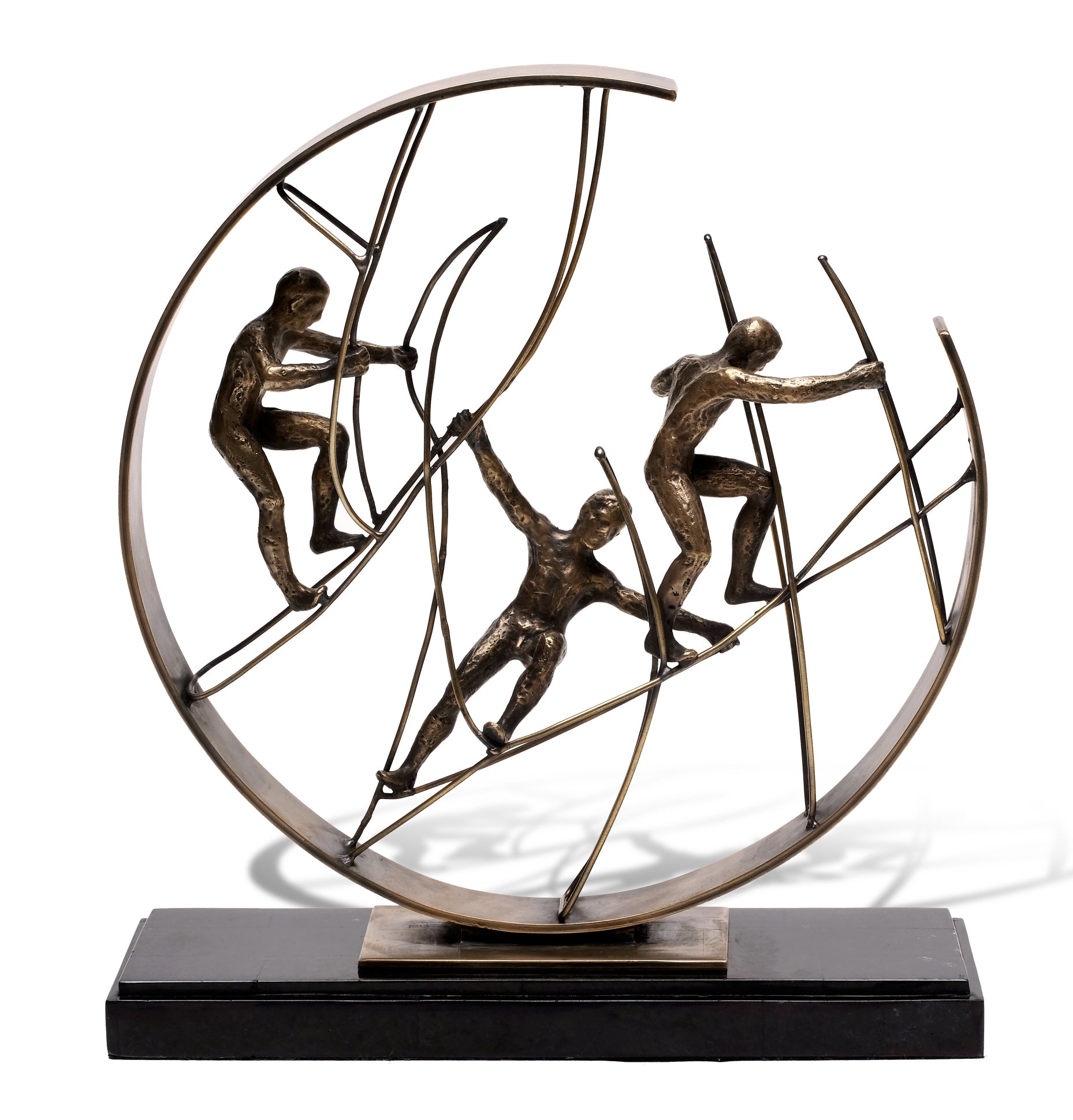 Dynamic Climbers Sculpture