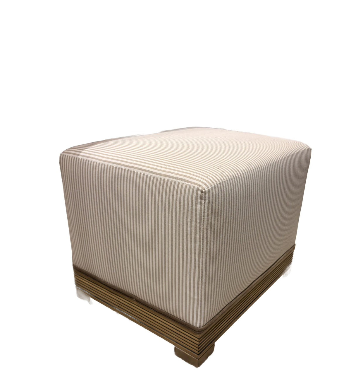 Woodstock Ottoman in Reefline Dune