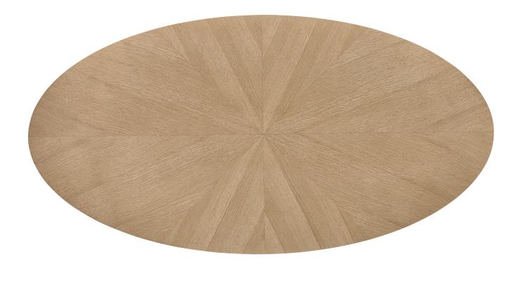Maison '47 Oval Cocktail Table - Blonde Cerused – Coffee Tables by Century Furniture | Sutter & Vale