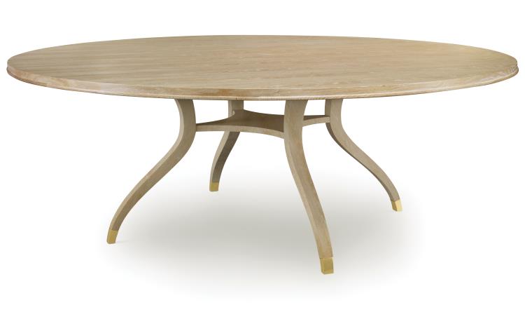 Maison '47 Round 84" Dining Table - Blonde Cerused – Dining Tables by Century Furniture | Sutter & Vale