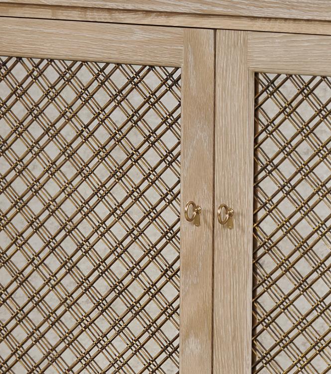 Maison '47 Mesh Front Sideboard - Blonde Cerused – Credenzas by Century Furniture | Sutter & Vale